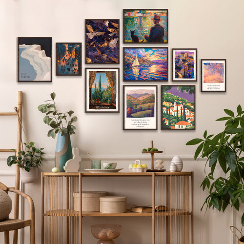 Impressionist Gallery Wall