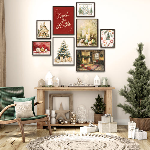 Christmas Holiday Gallery Wall