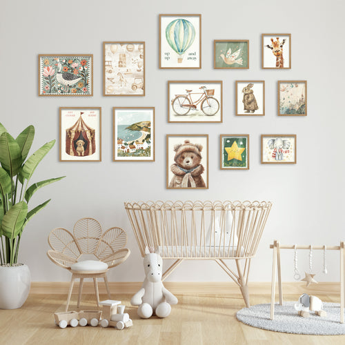 Vintage Nursery Gallery Wall