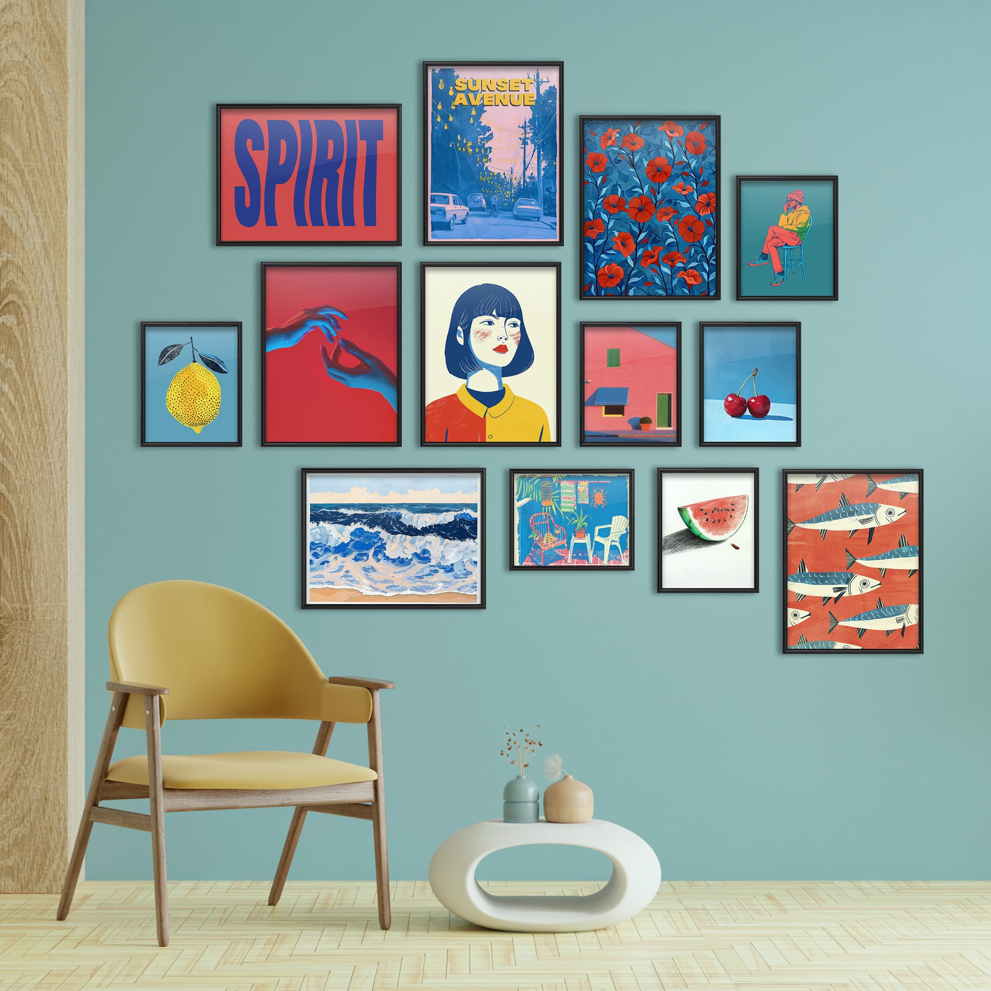 Eclectic Gallery Wall