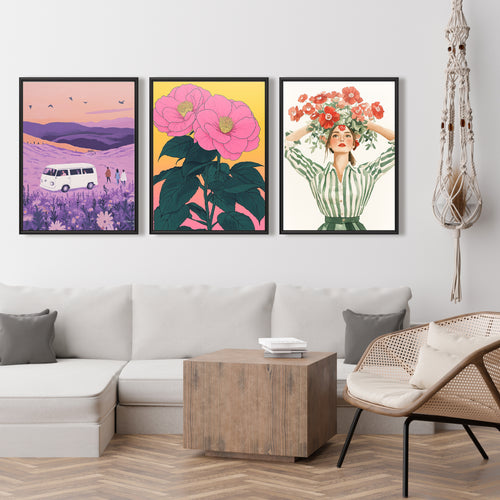 Nature and Floral Gallery Wall