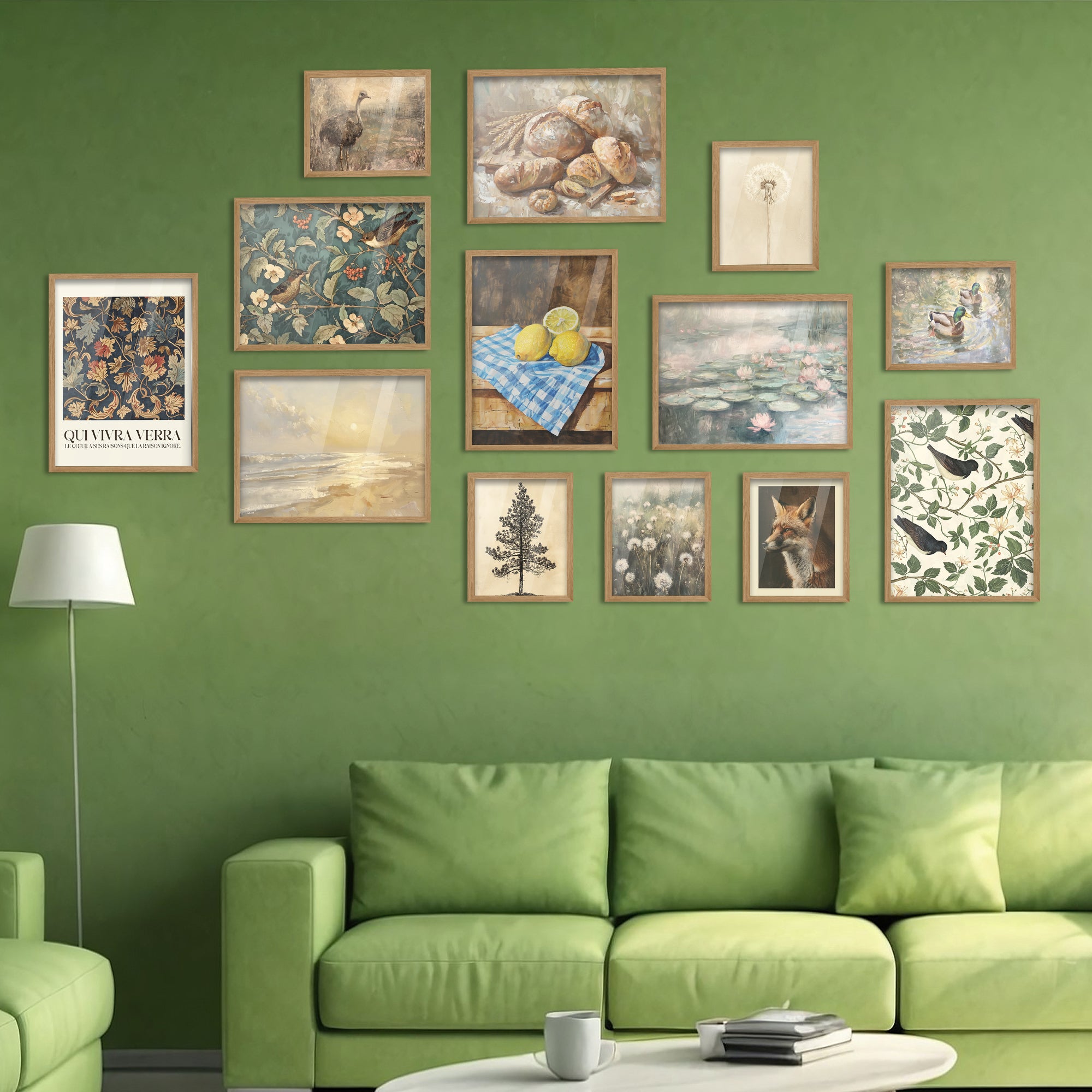 Vintage Paintings Gallery Wall