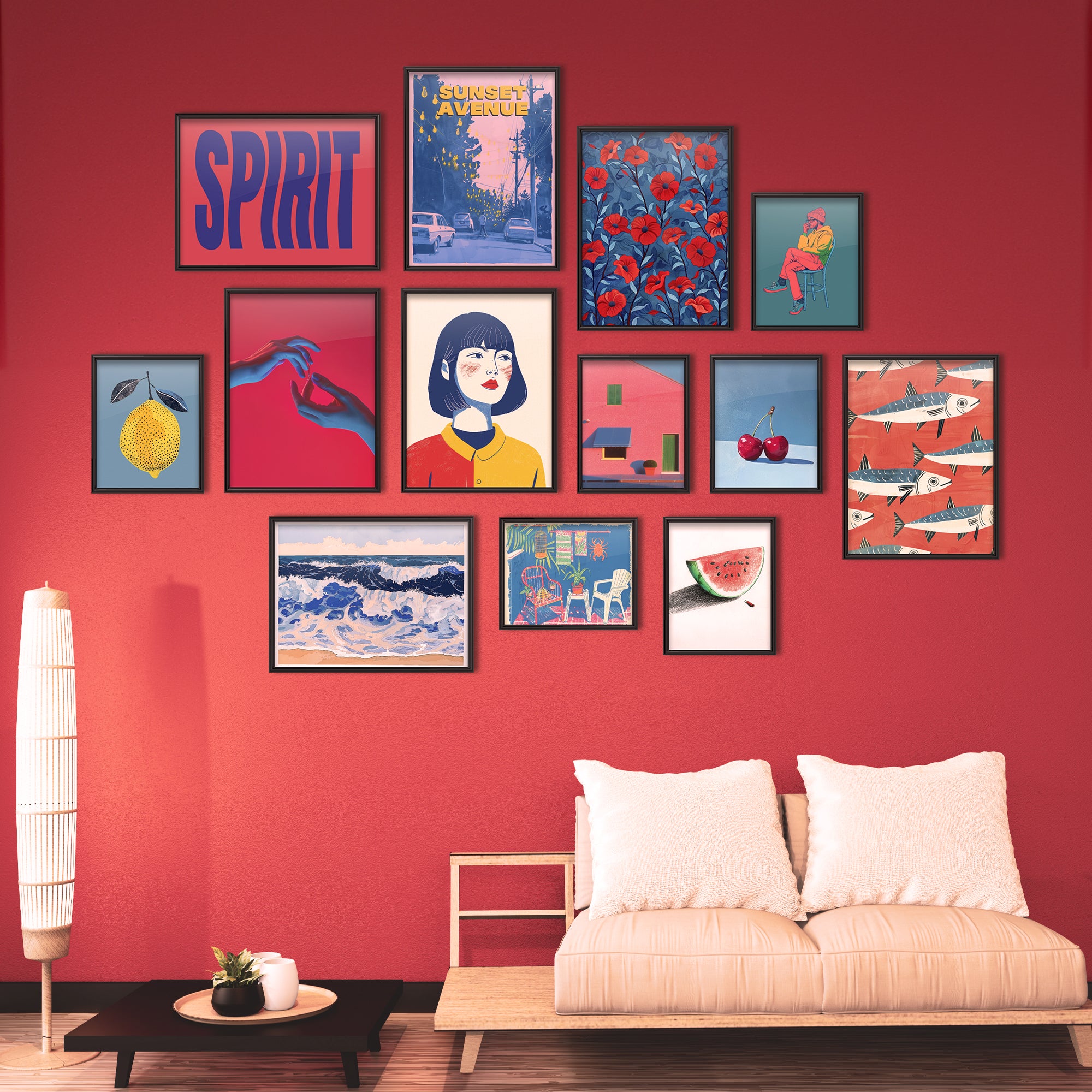 Eclectic Gallery Wall