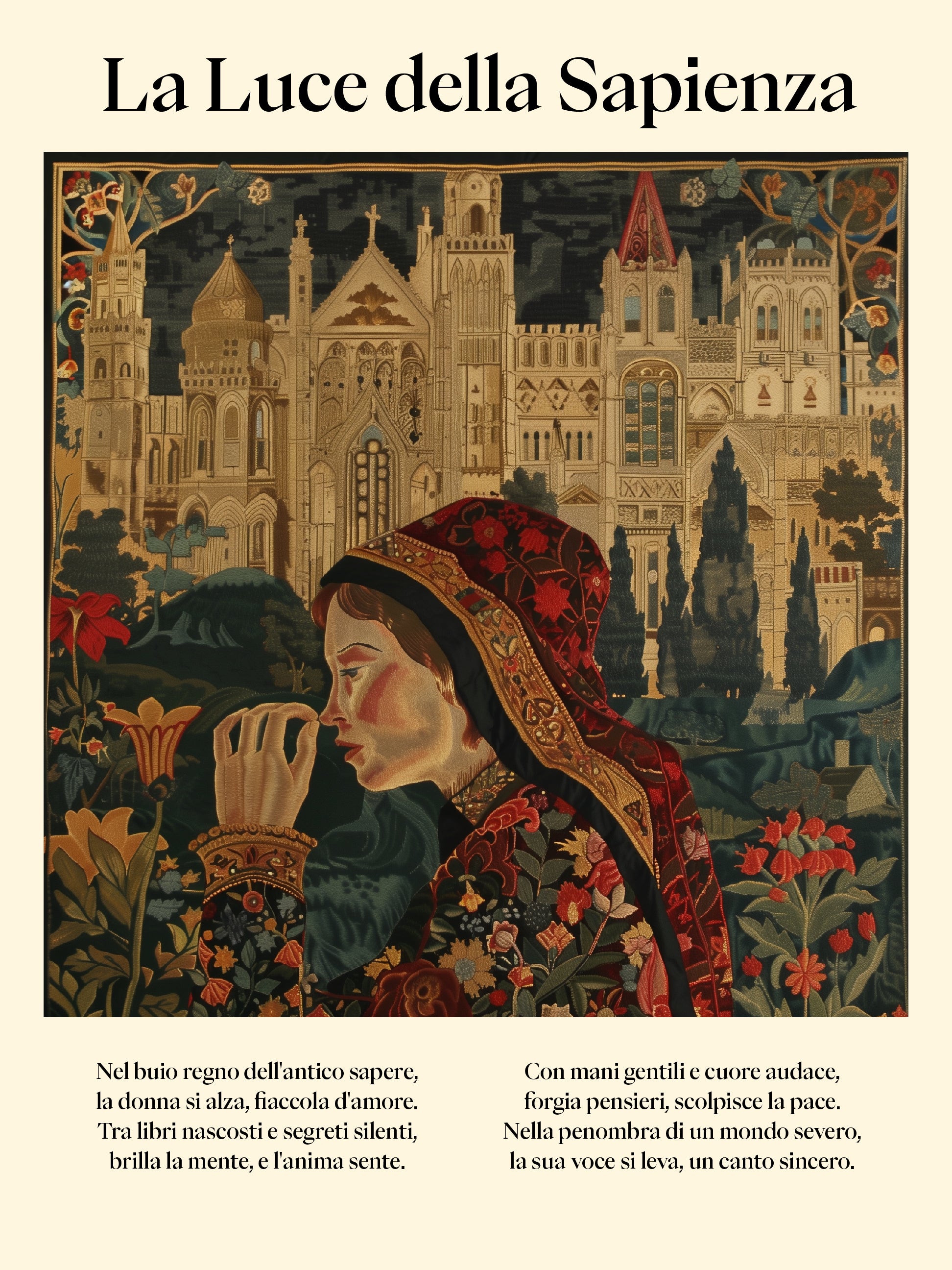 Renaissance Wisdom Art Print – The Light of Knowledge Poster
