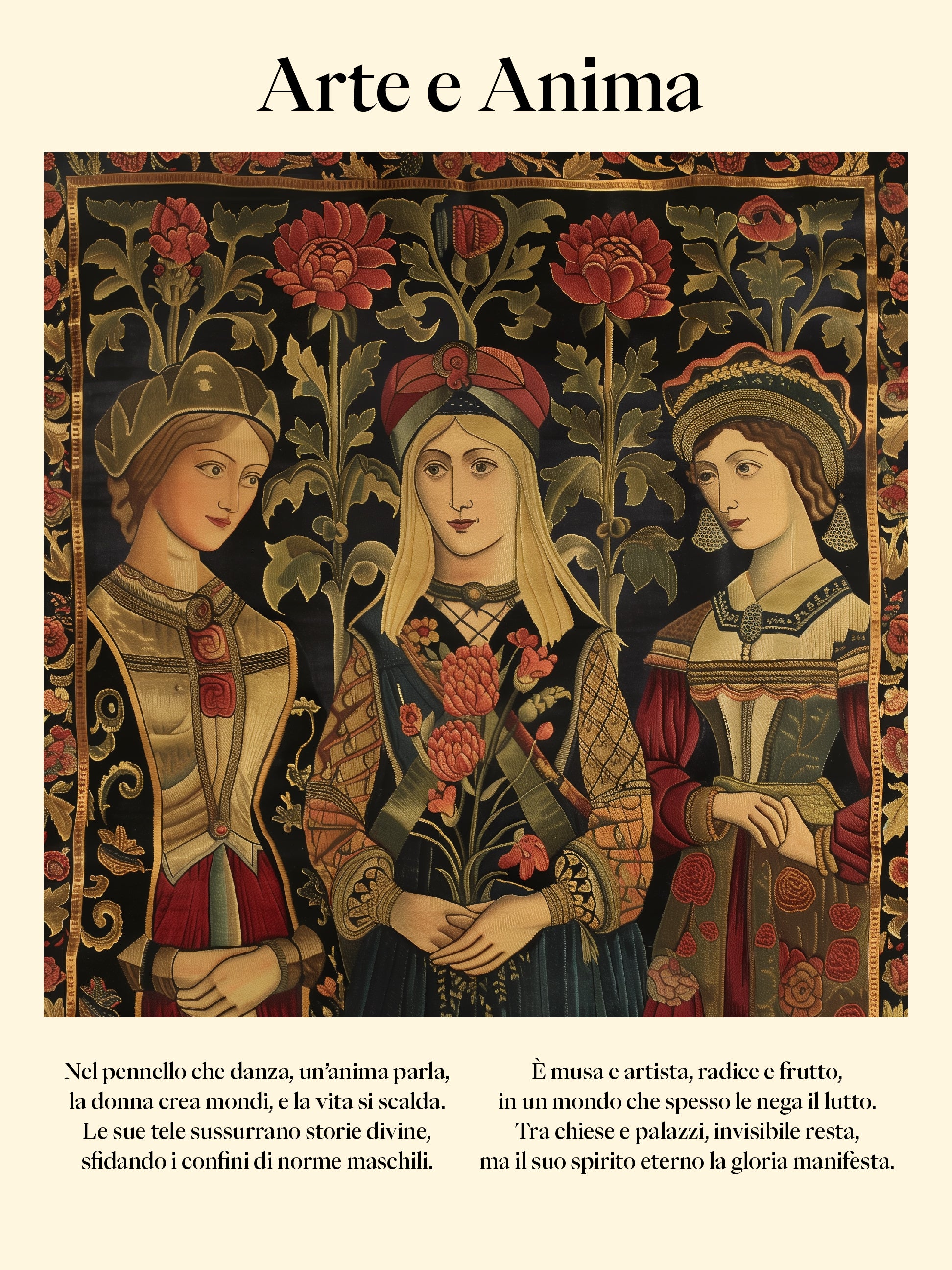 Renaissance Art and Soul Print – The Divine Power of Feminine Creativity Poster