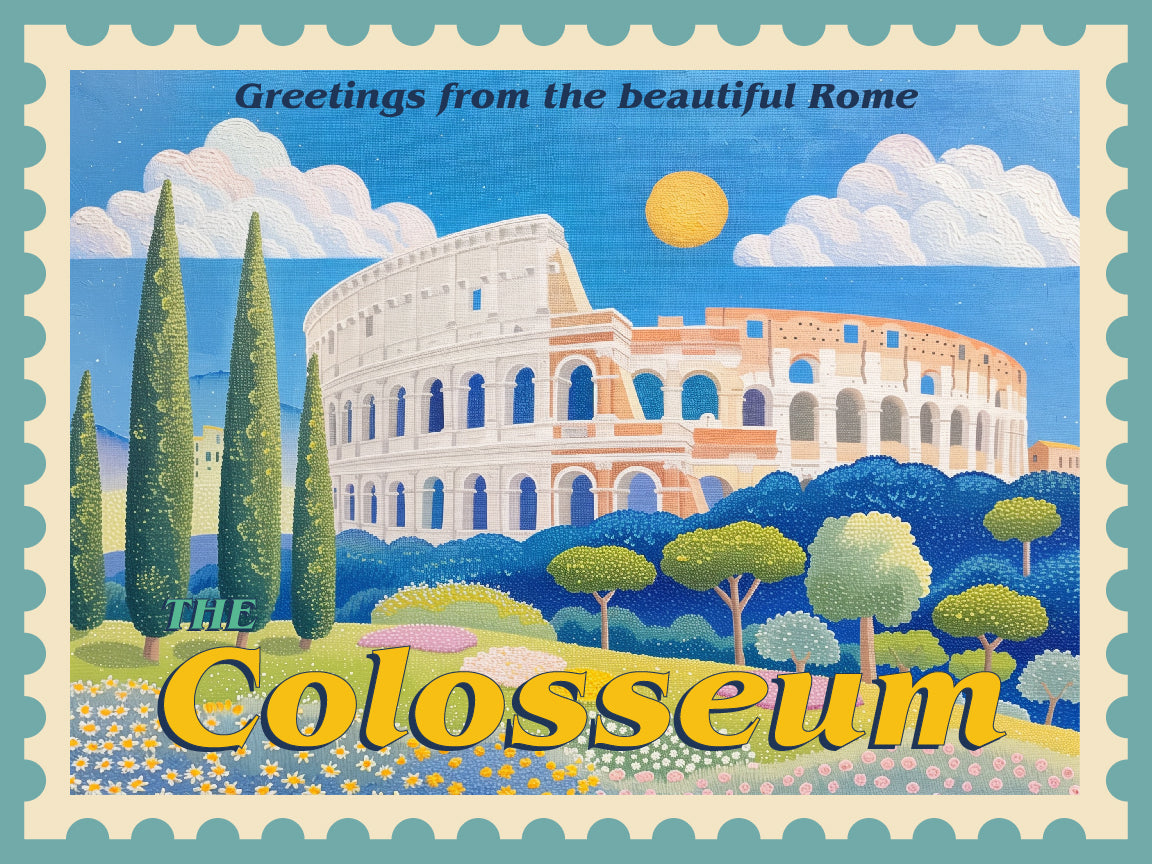 Colosseum Rome Travel Print