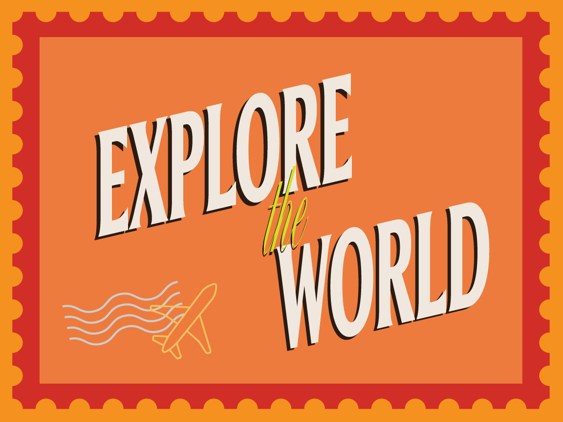 Explore the World Print