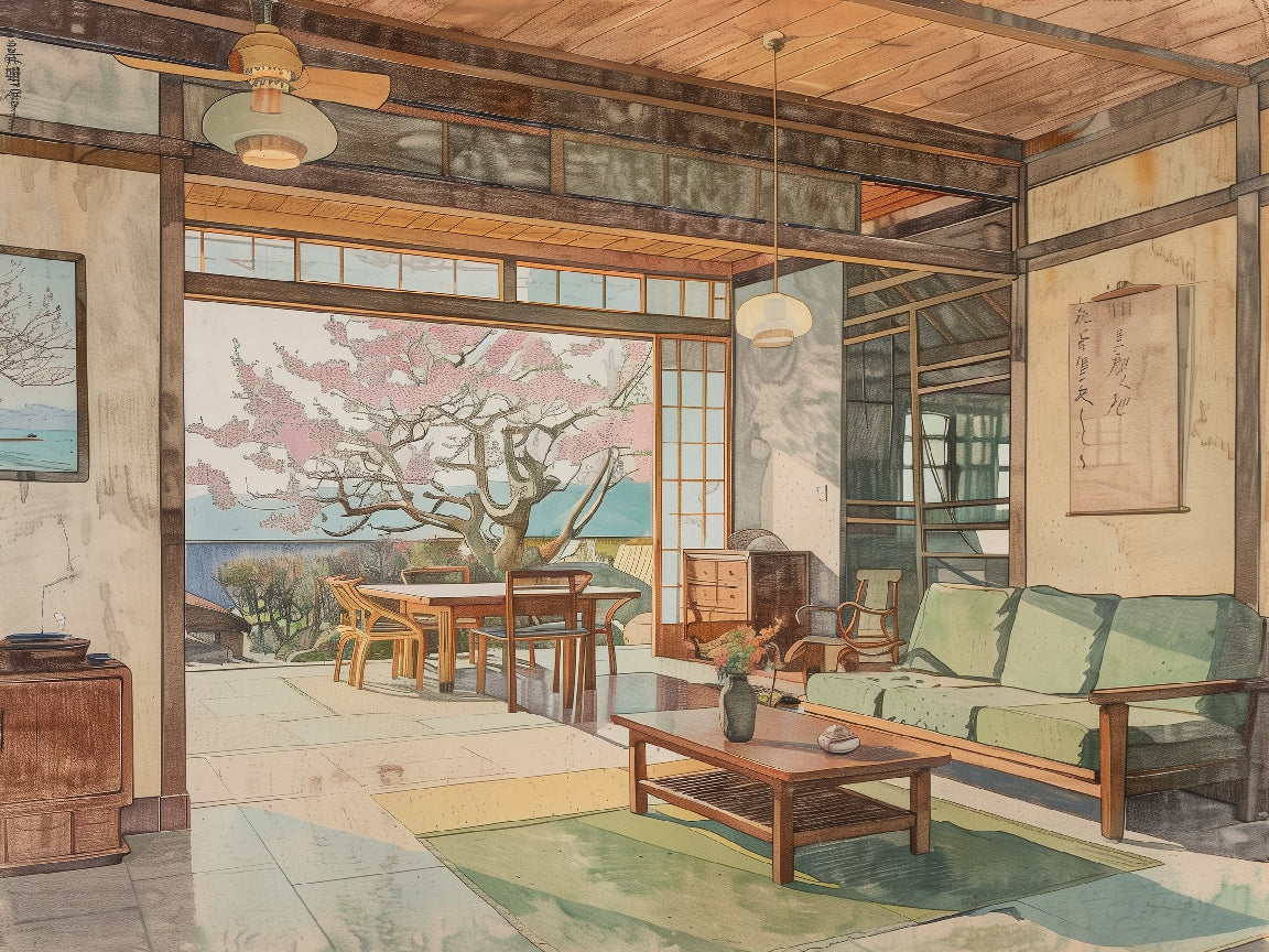 Japanese Interior Print