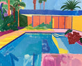 Poolside Paradise Print