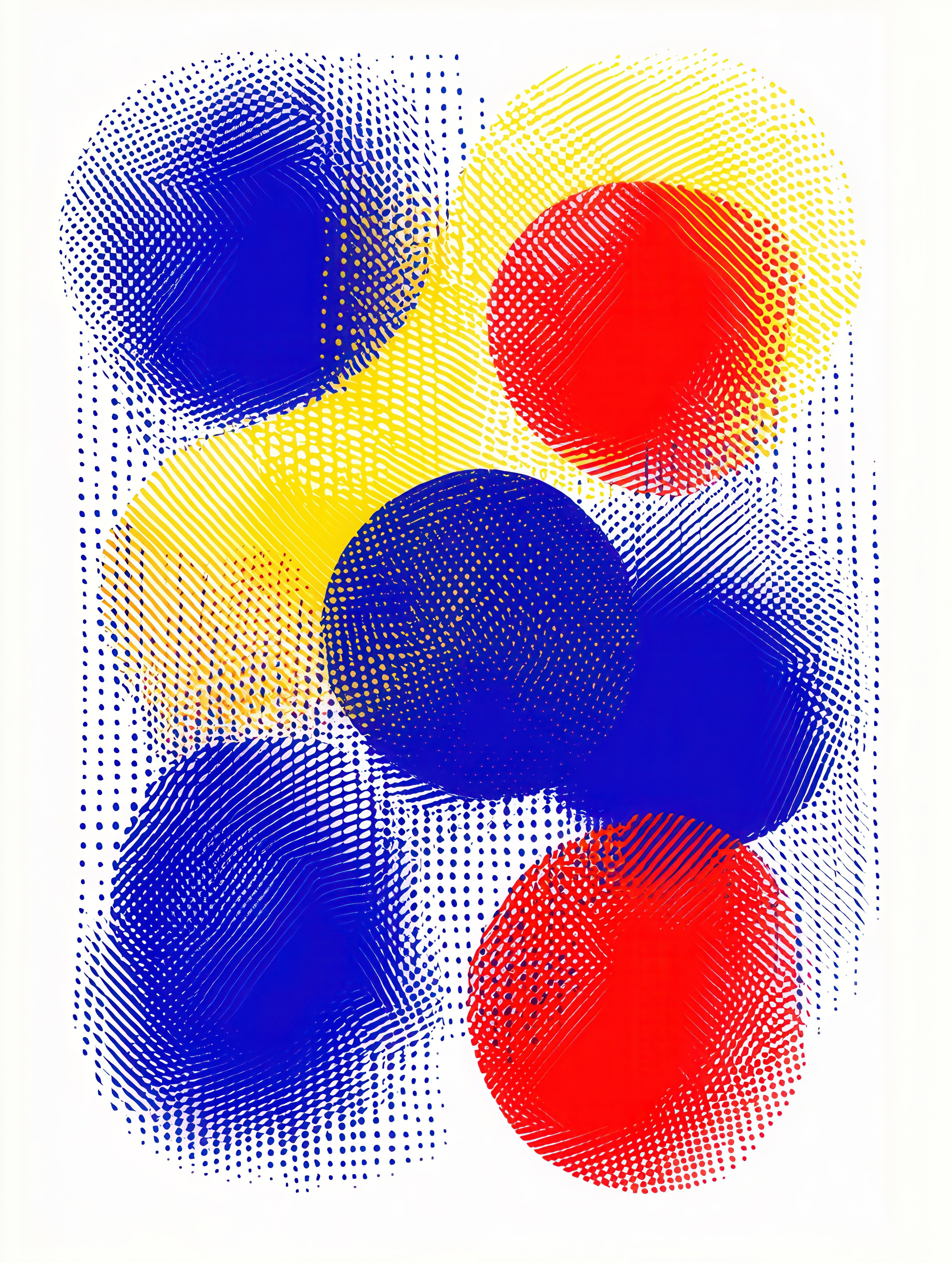 Abstract Circles Print