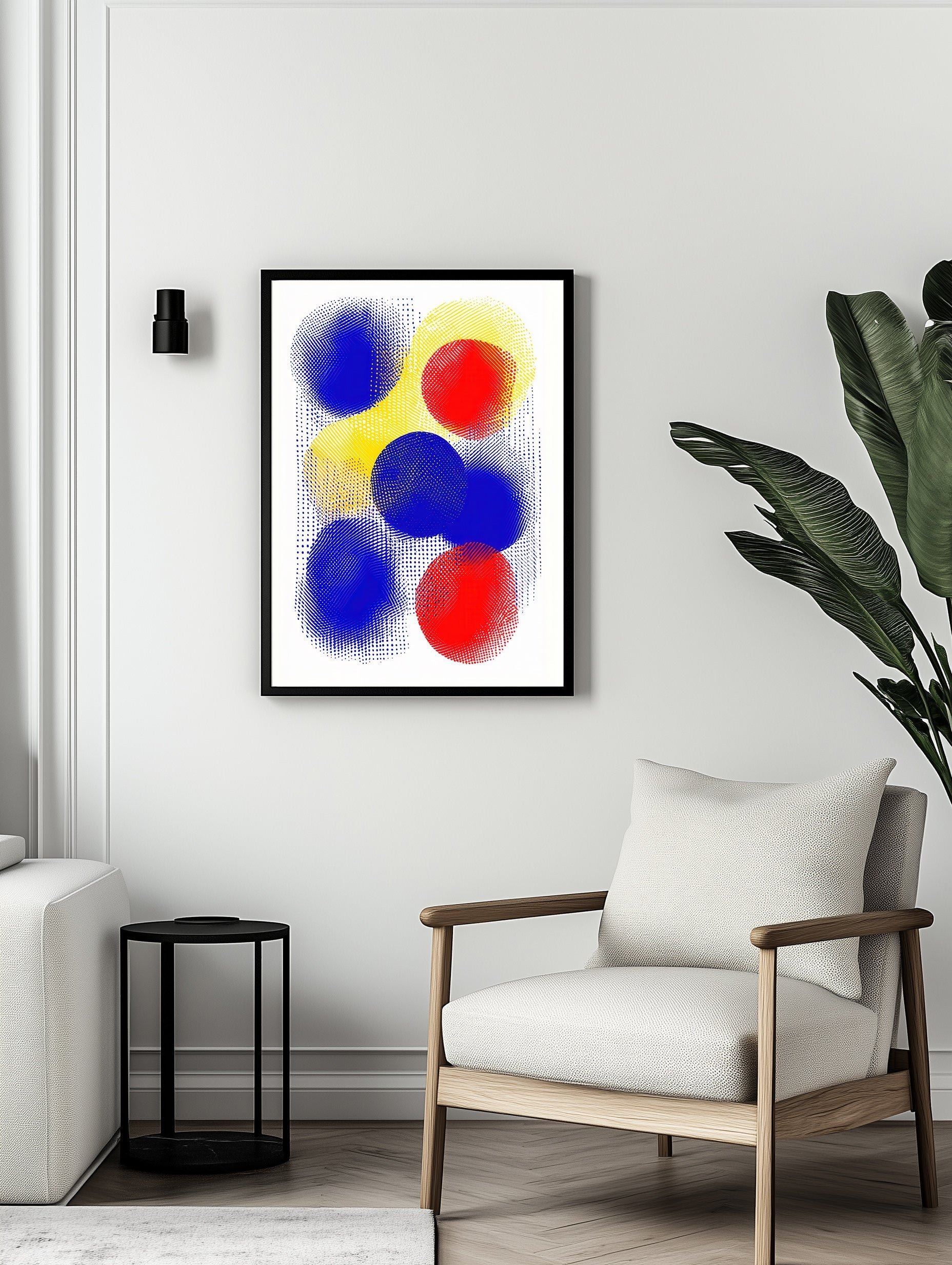 Abstract Circles Print