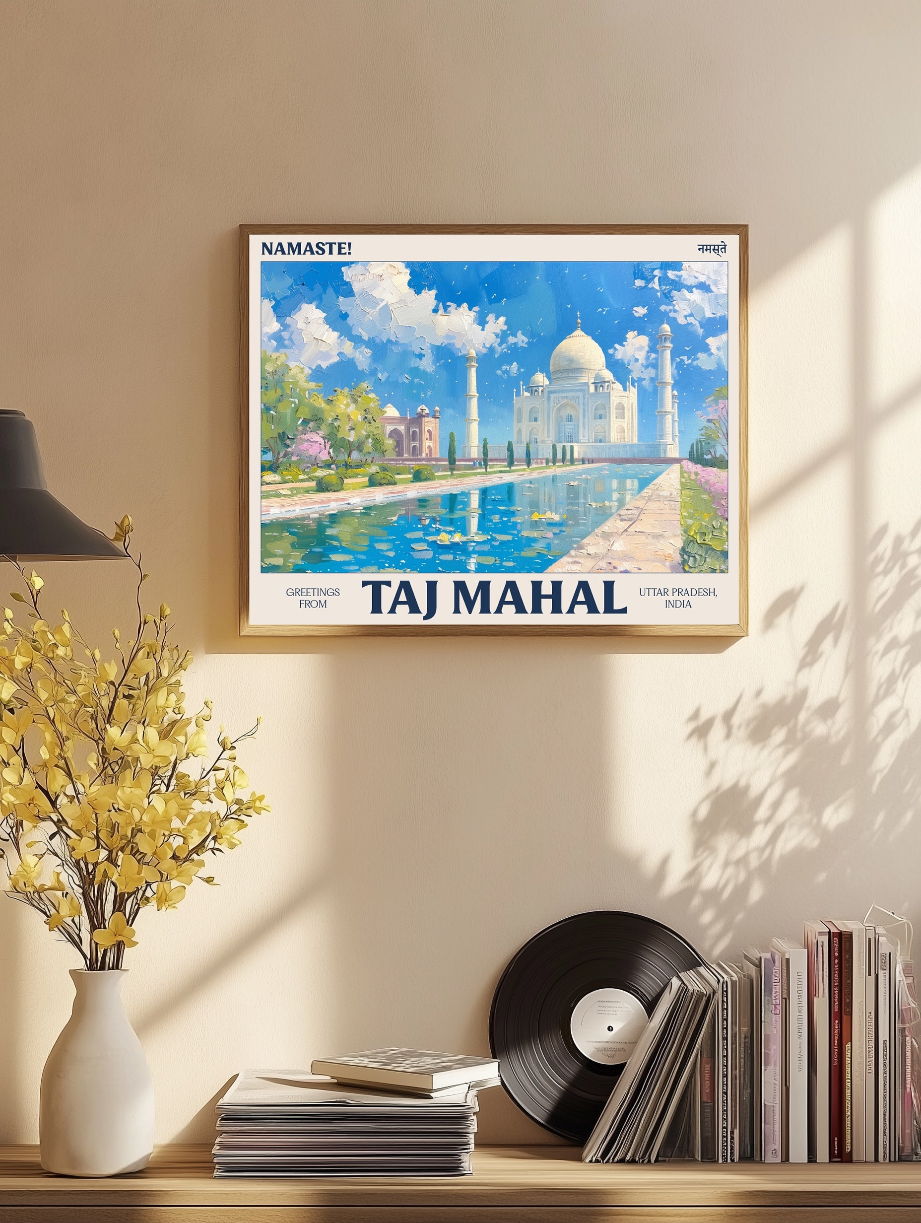 Taj Mahal India Travel Print