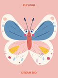 Fly High Butterfly Print