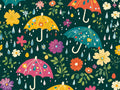 Rainy Day Umbrellas Print