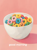 Colorful Cereal Print