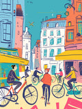 Cycling City Print