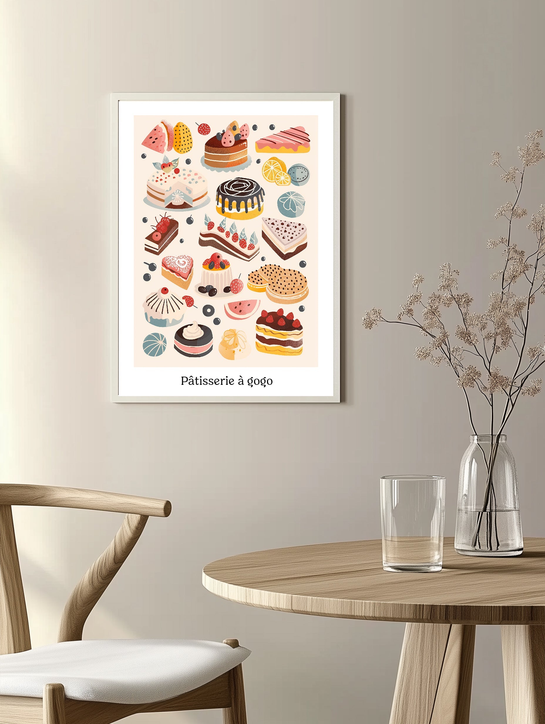 Patisserie Dessert Print