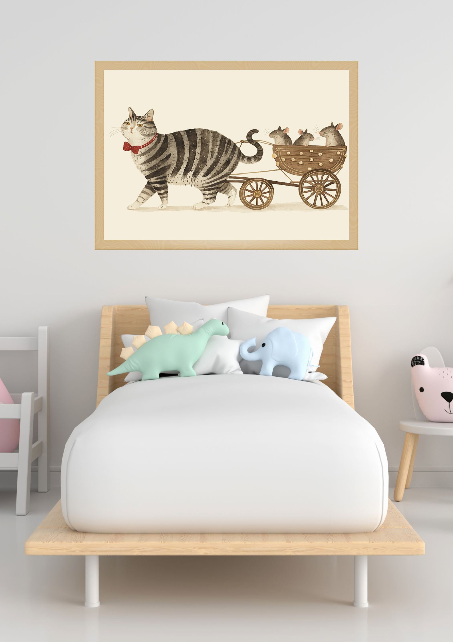 Cat Cart Print