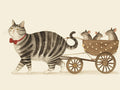 Cat Cart Print