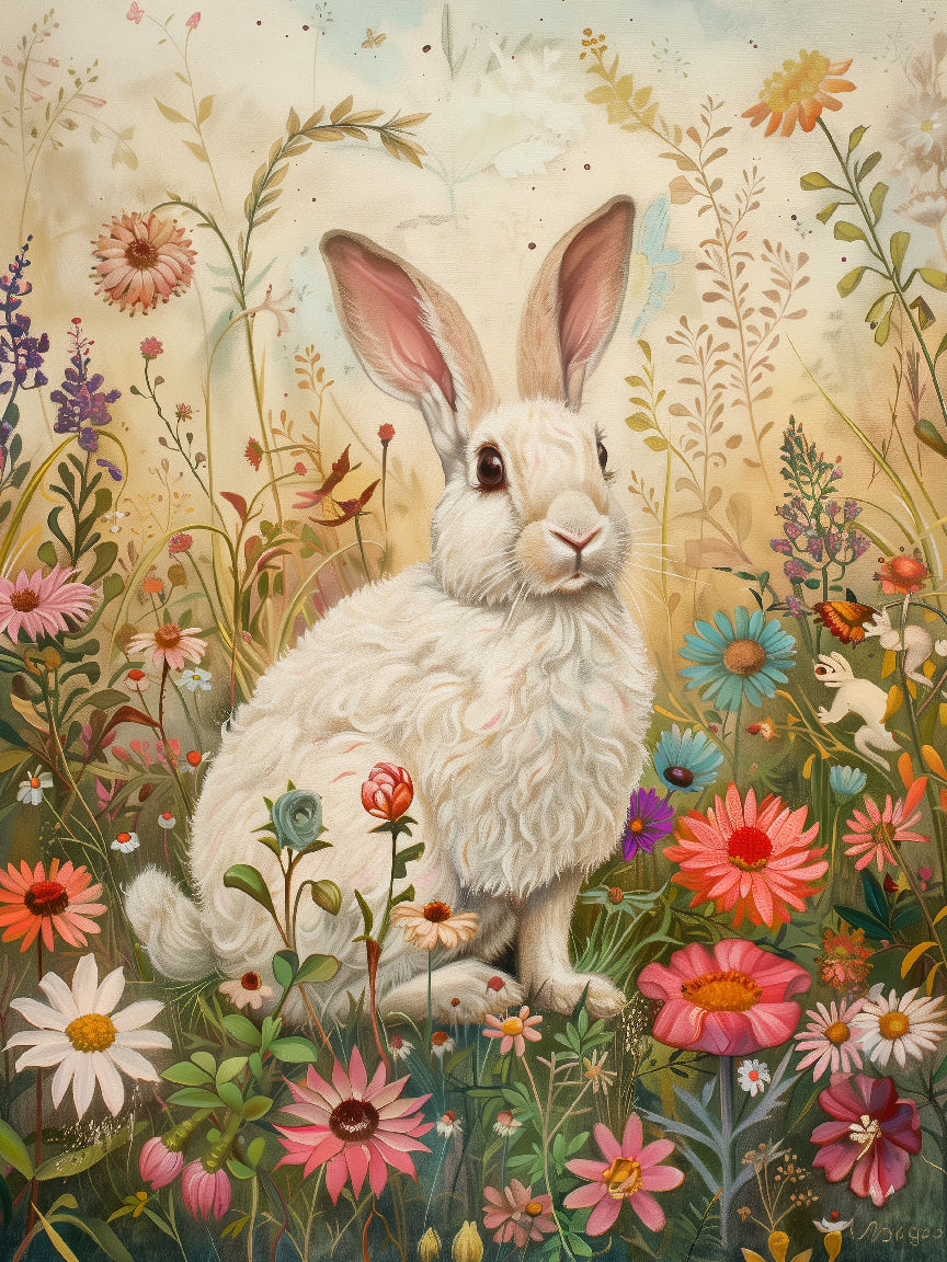 Garden Bunny Print