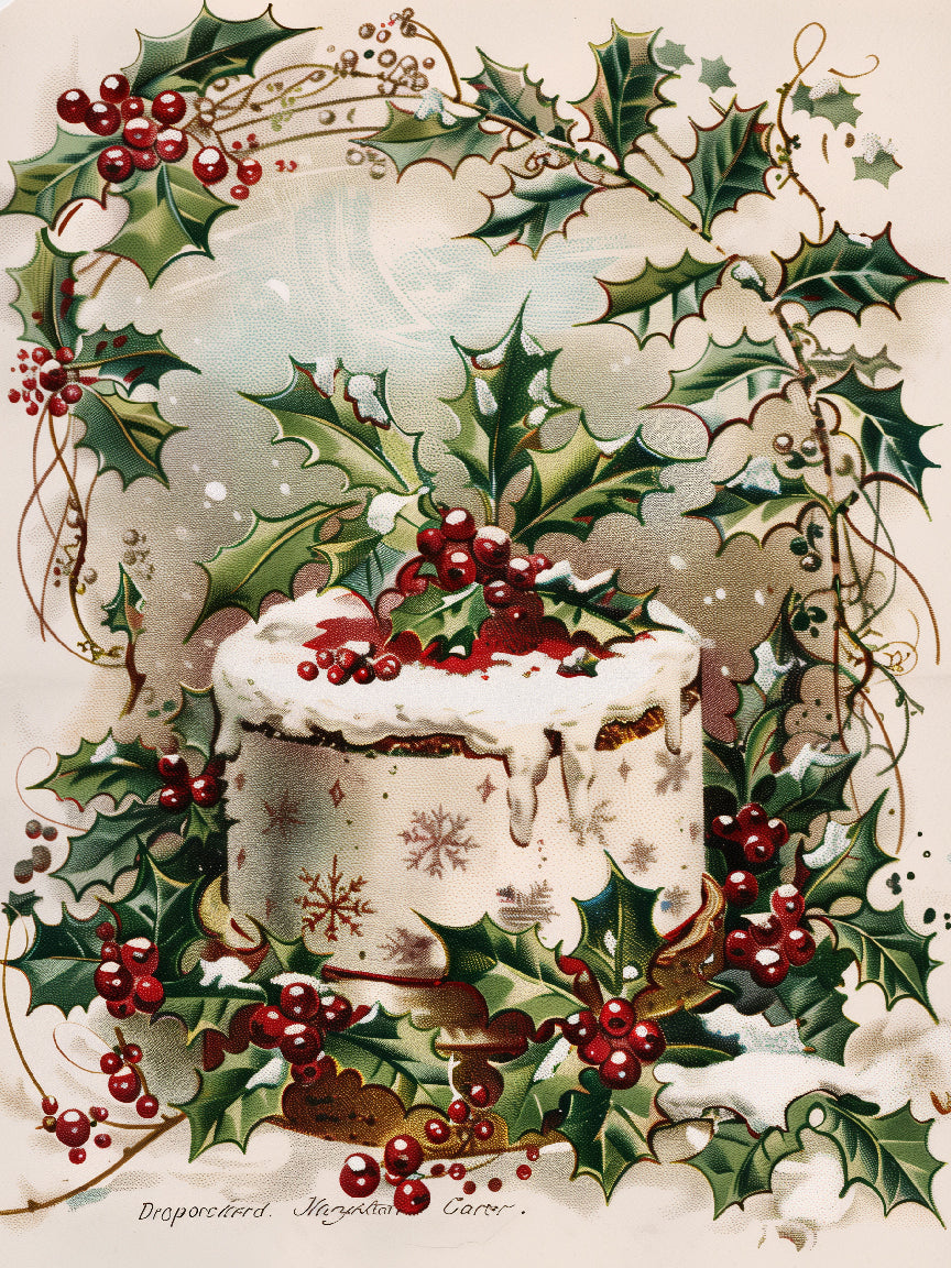 Christmas Cake Print