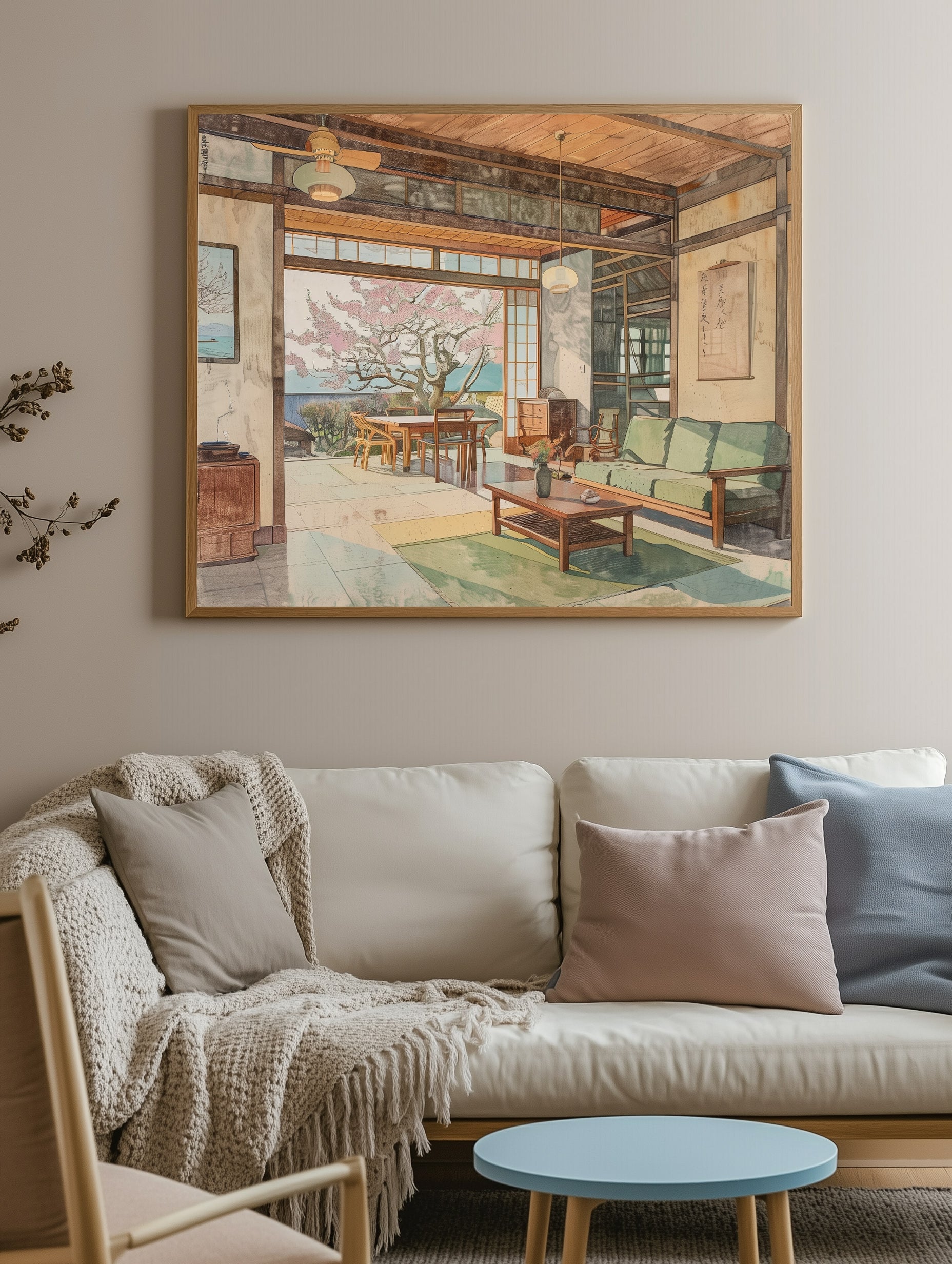 Japanese Interior Print