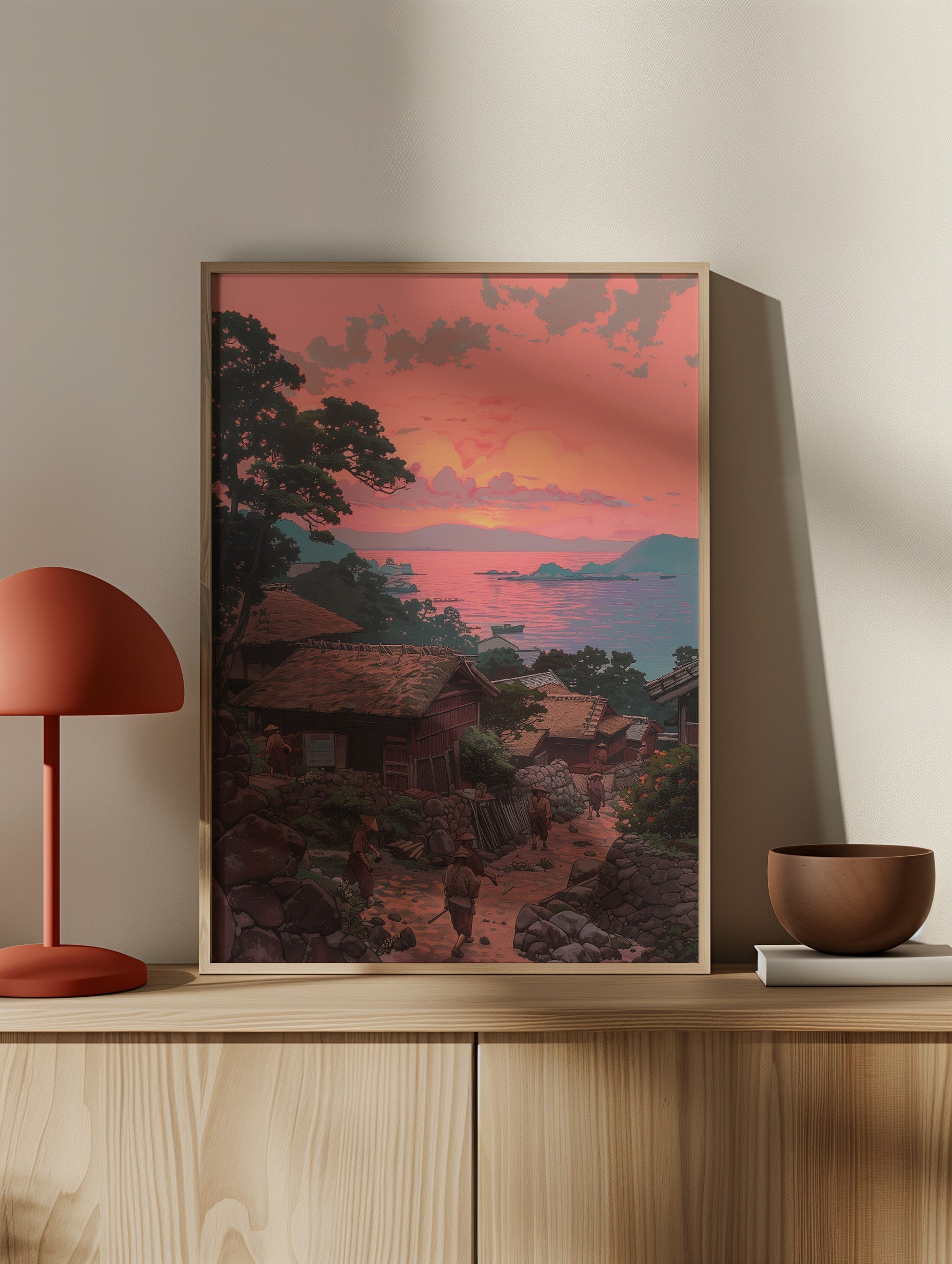 Village Dusk Print