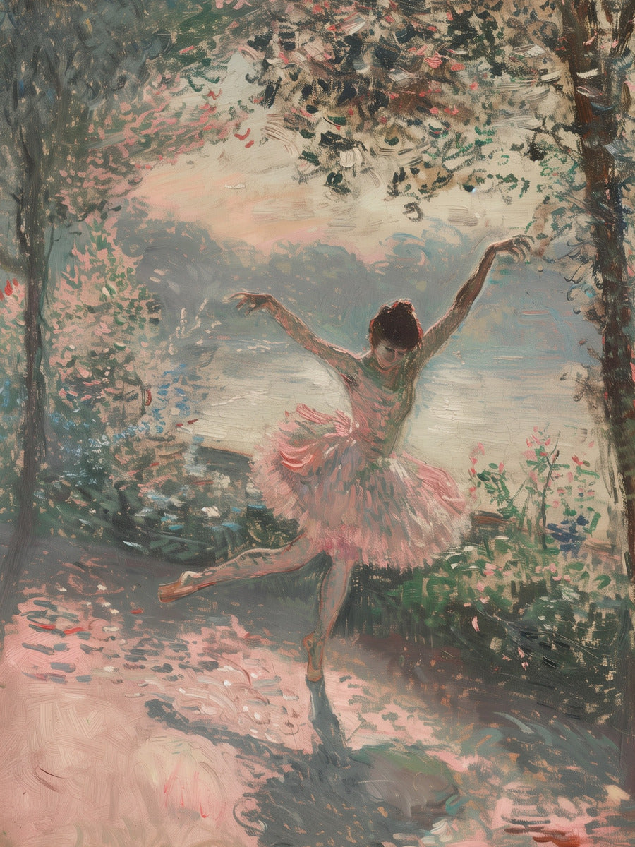 Ballerina Garden Print