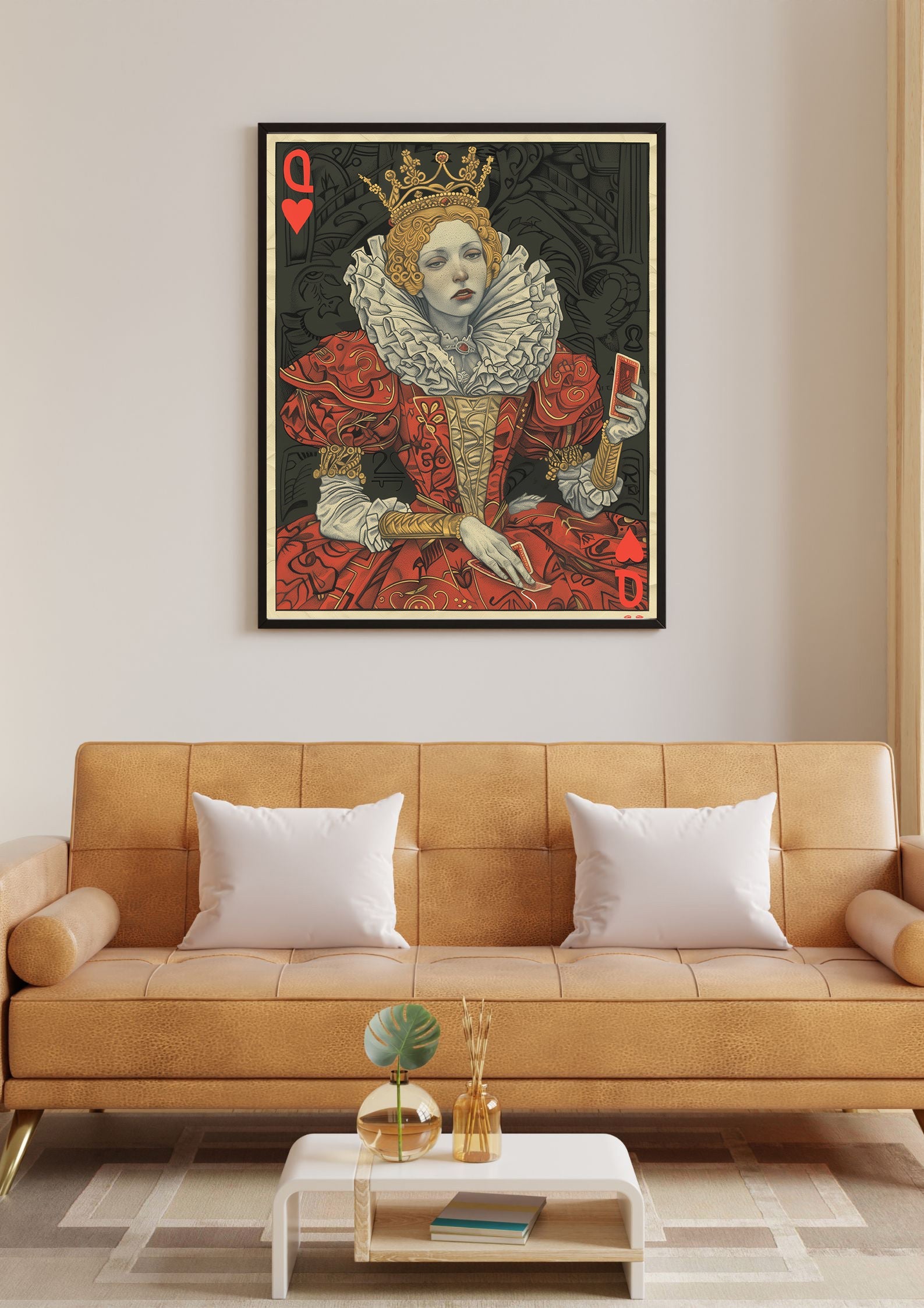 Queen of Hearts Print