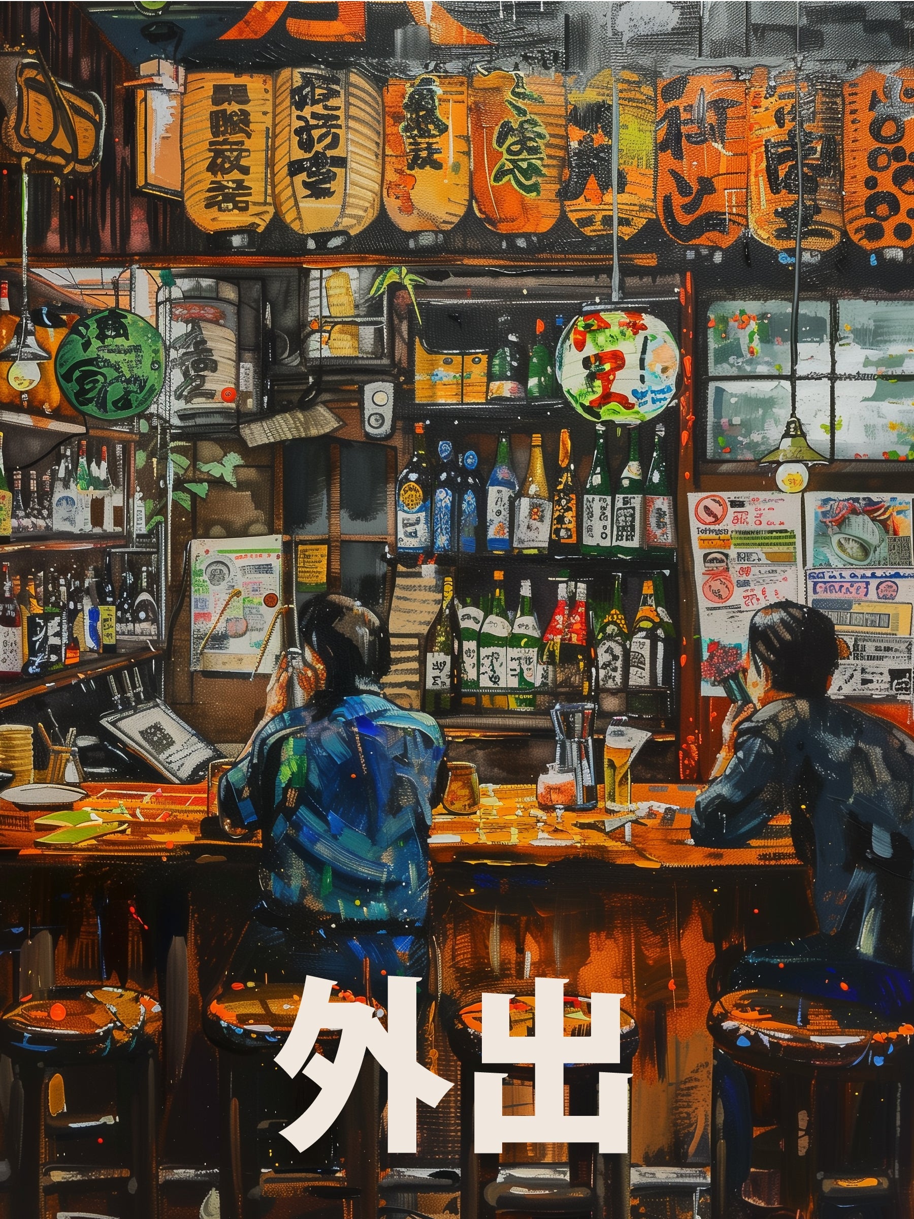 Japanese Bar Print