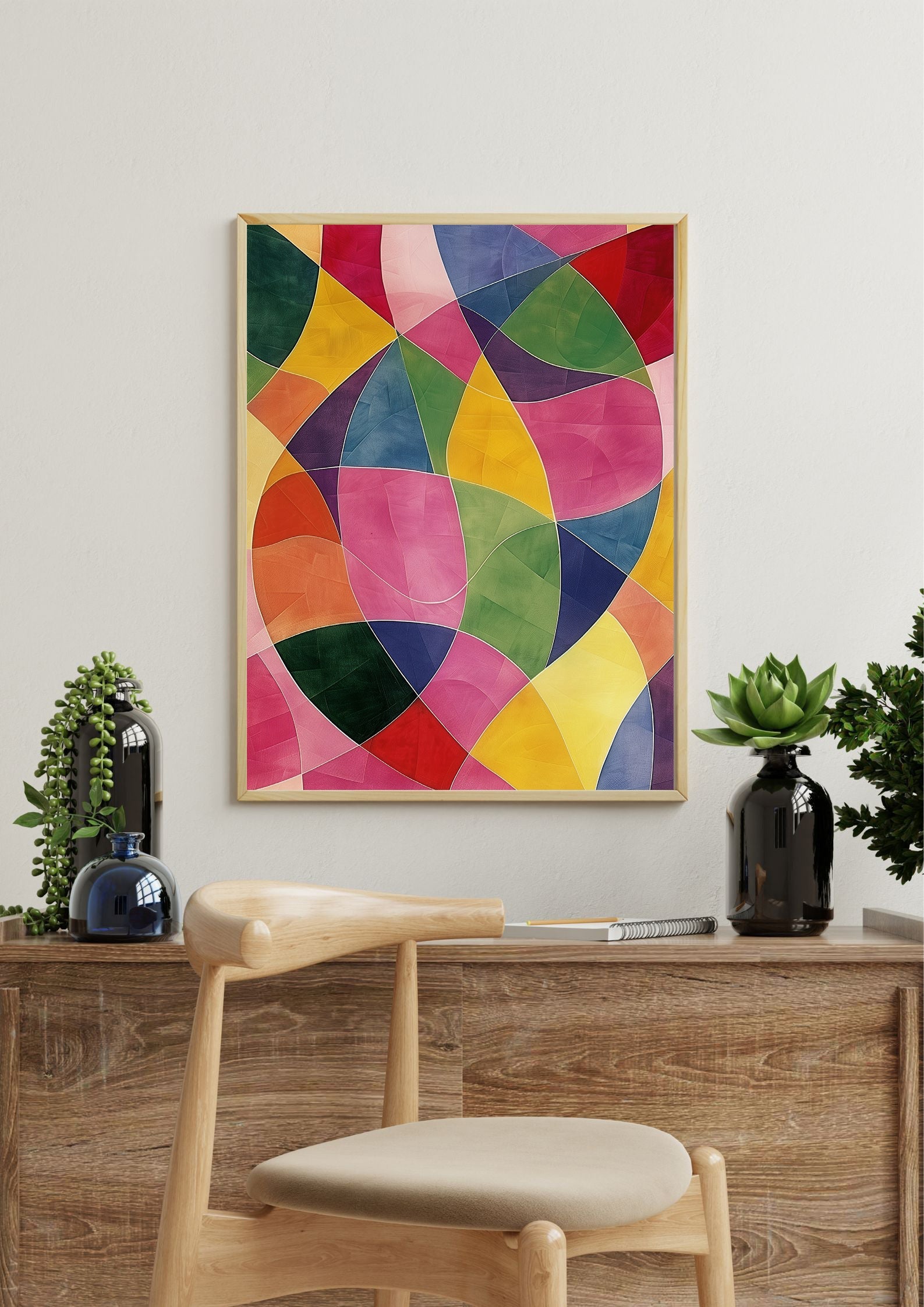 Vivid Geometry Print