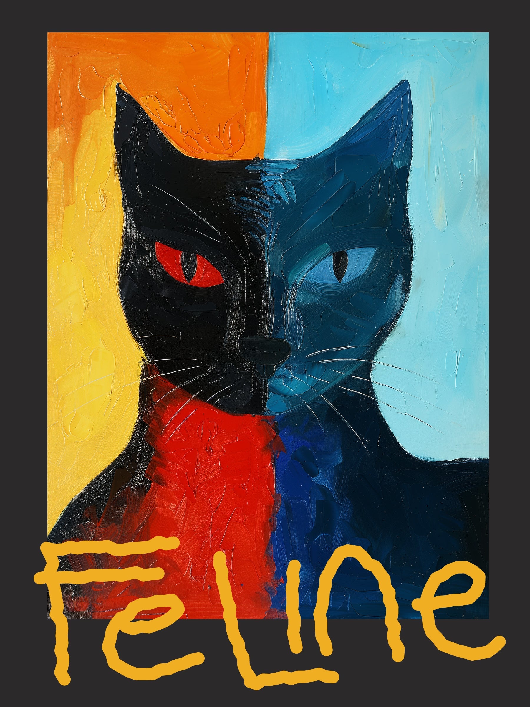 Feline Focus Print