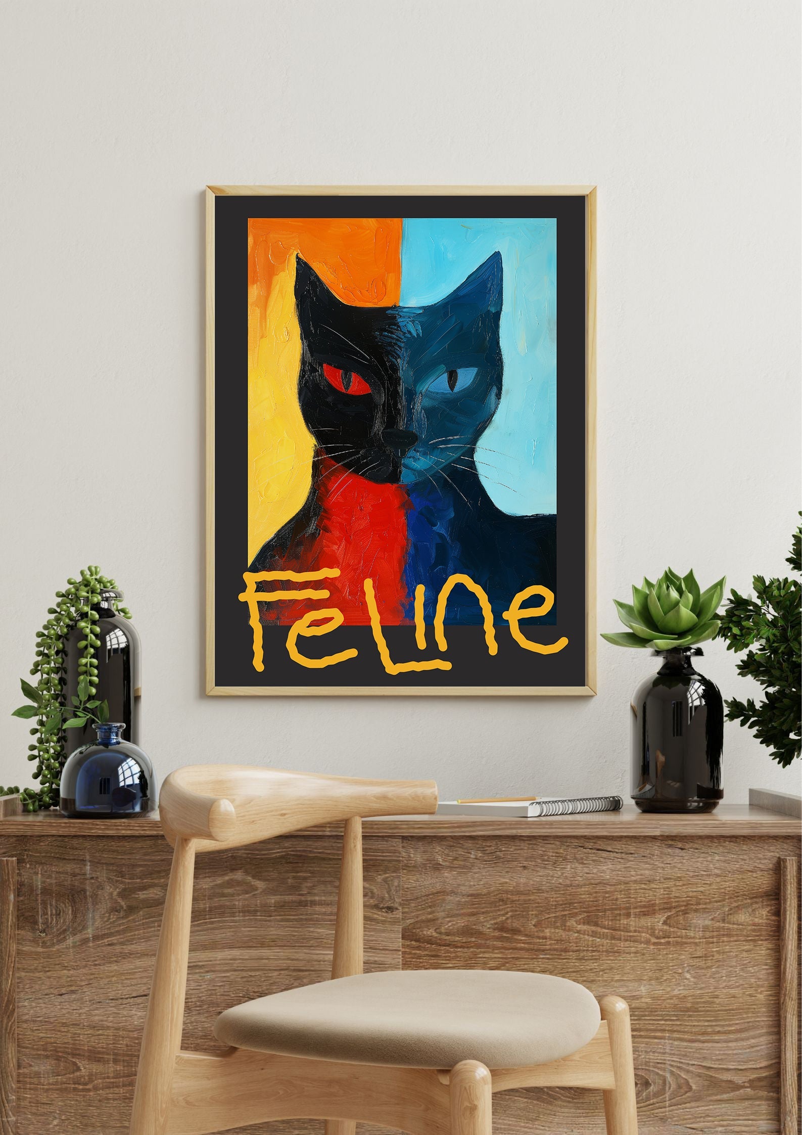 Feline Focus Print