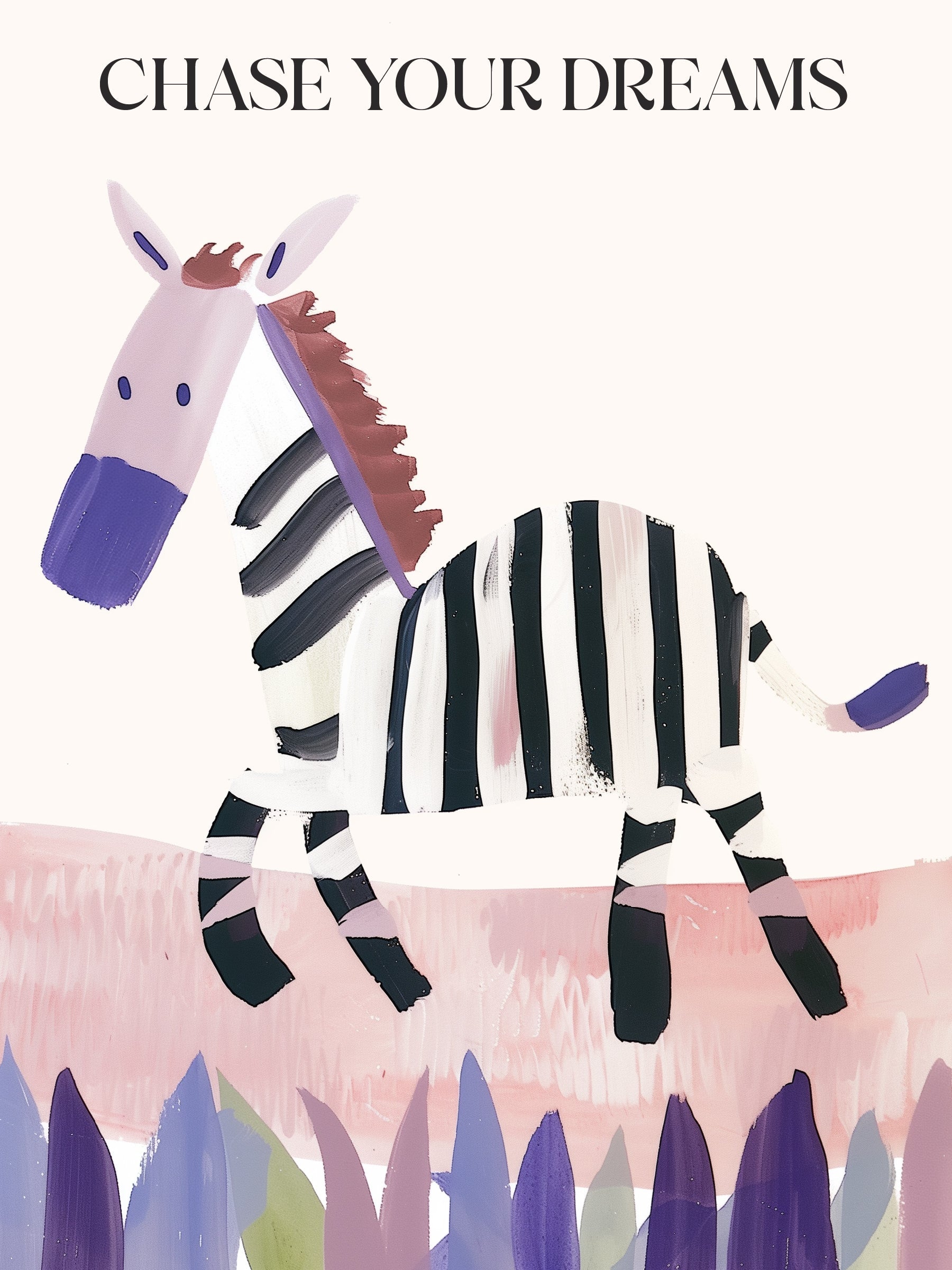 Zebra Dreams Print