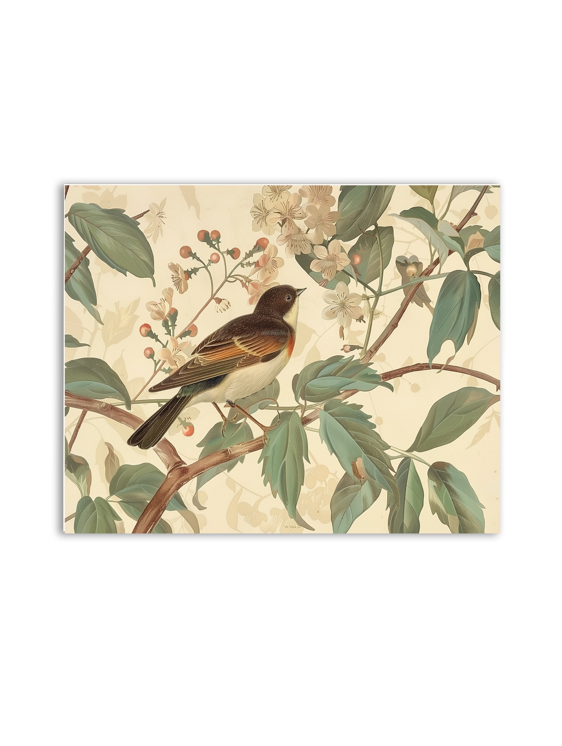 Bird & Branches Print