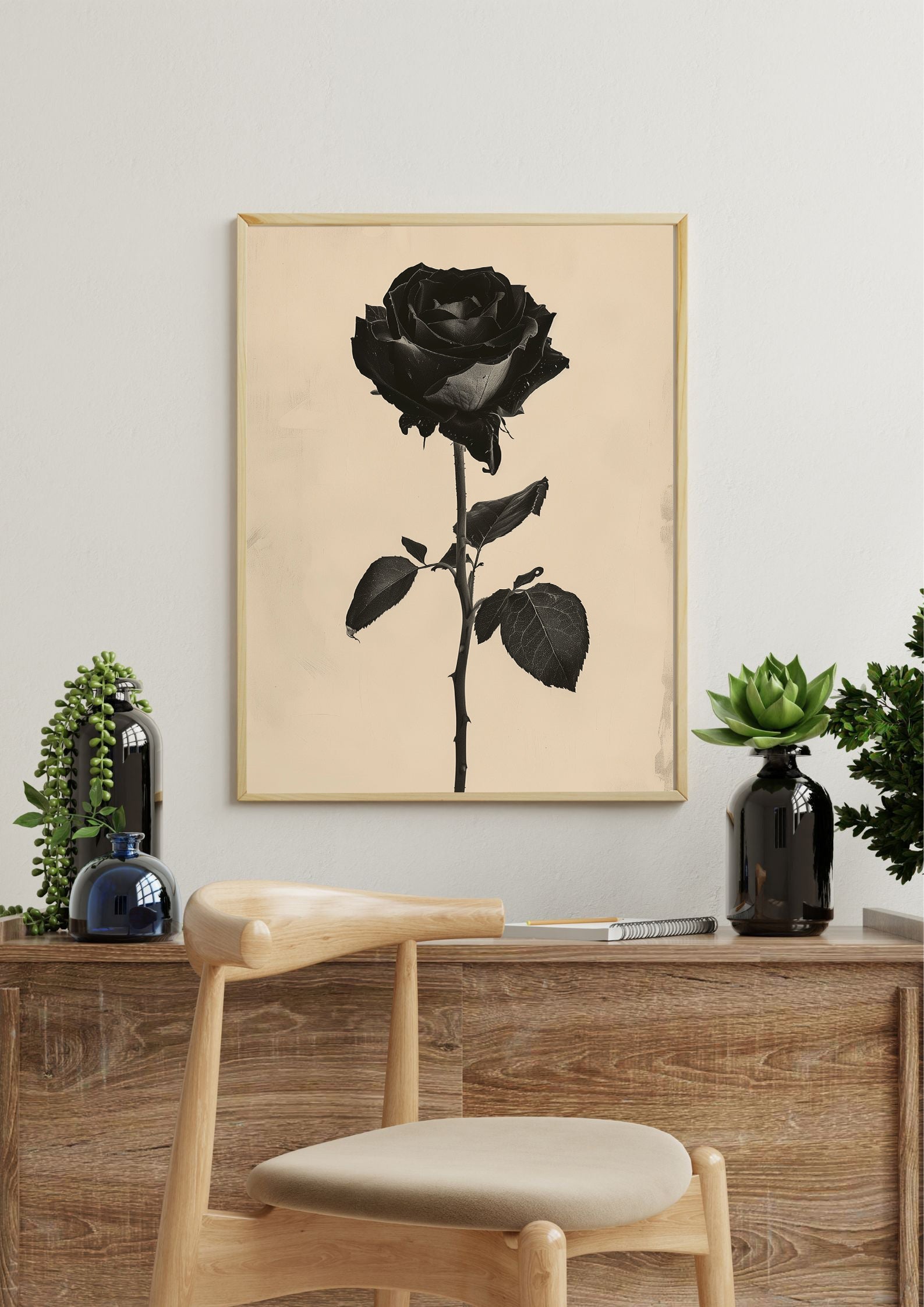 Black Rose Print