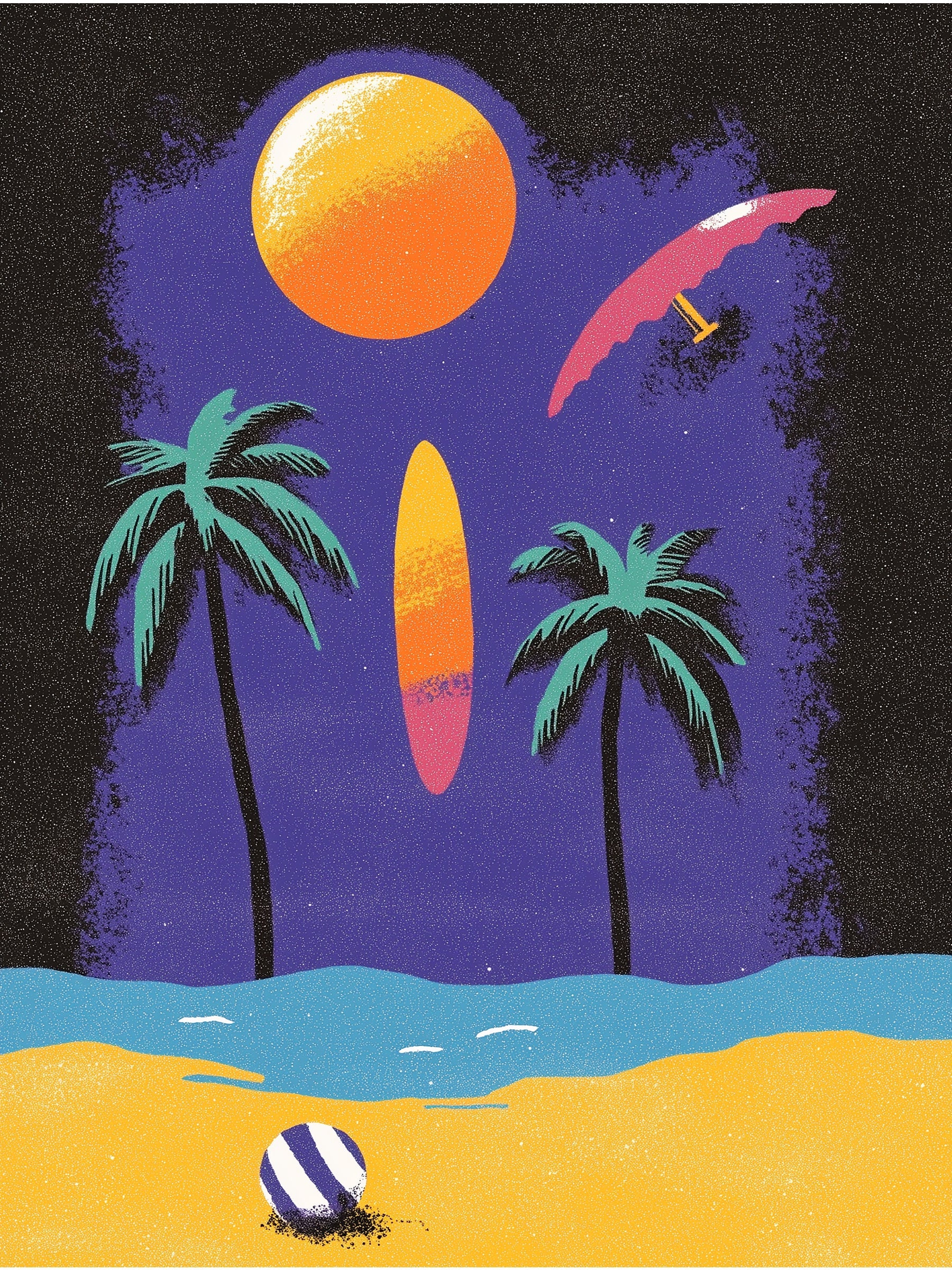 Tropical Sunset Print