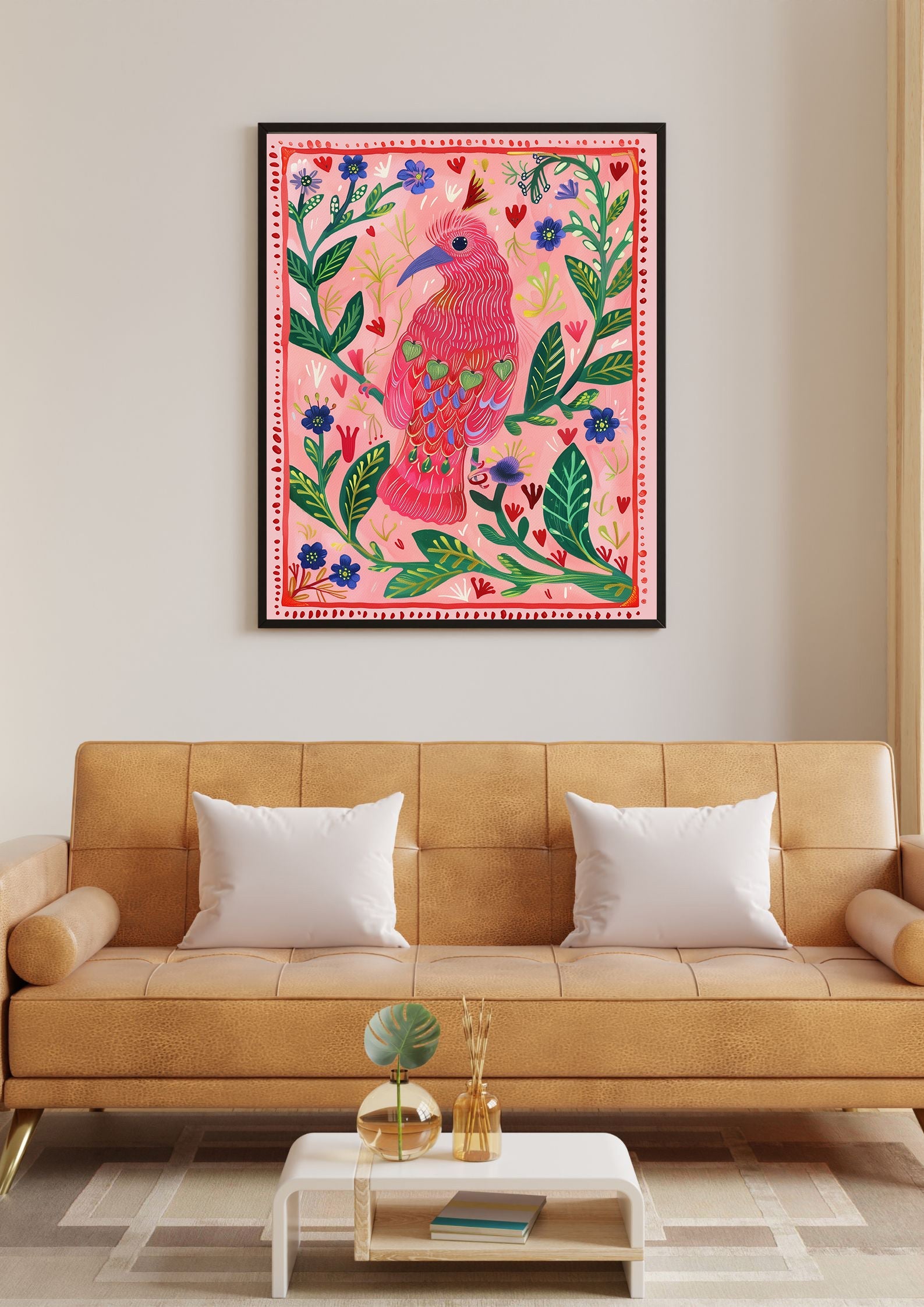 Vintage Parrot Print