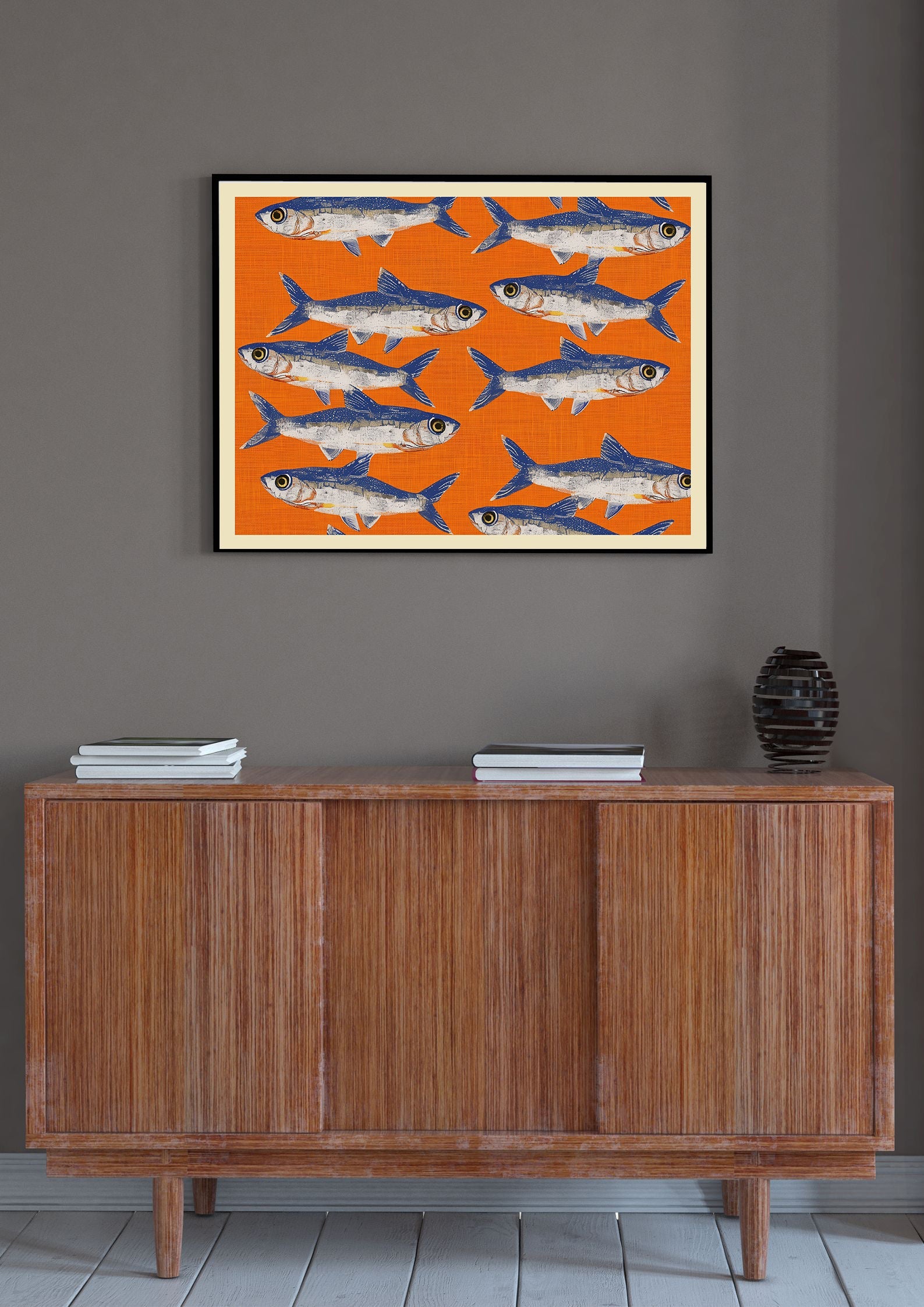 School of Fish Print