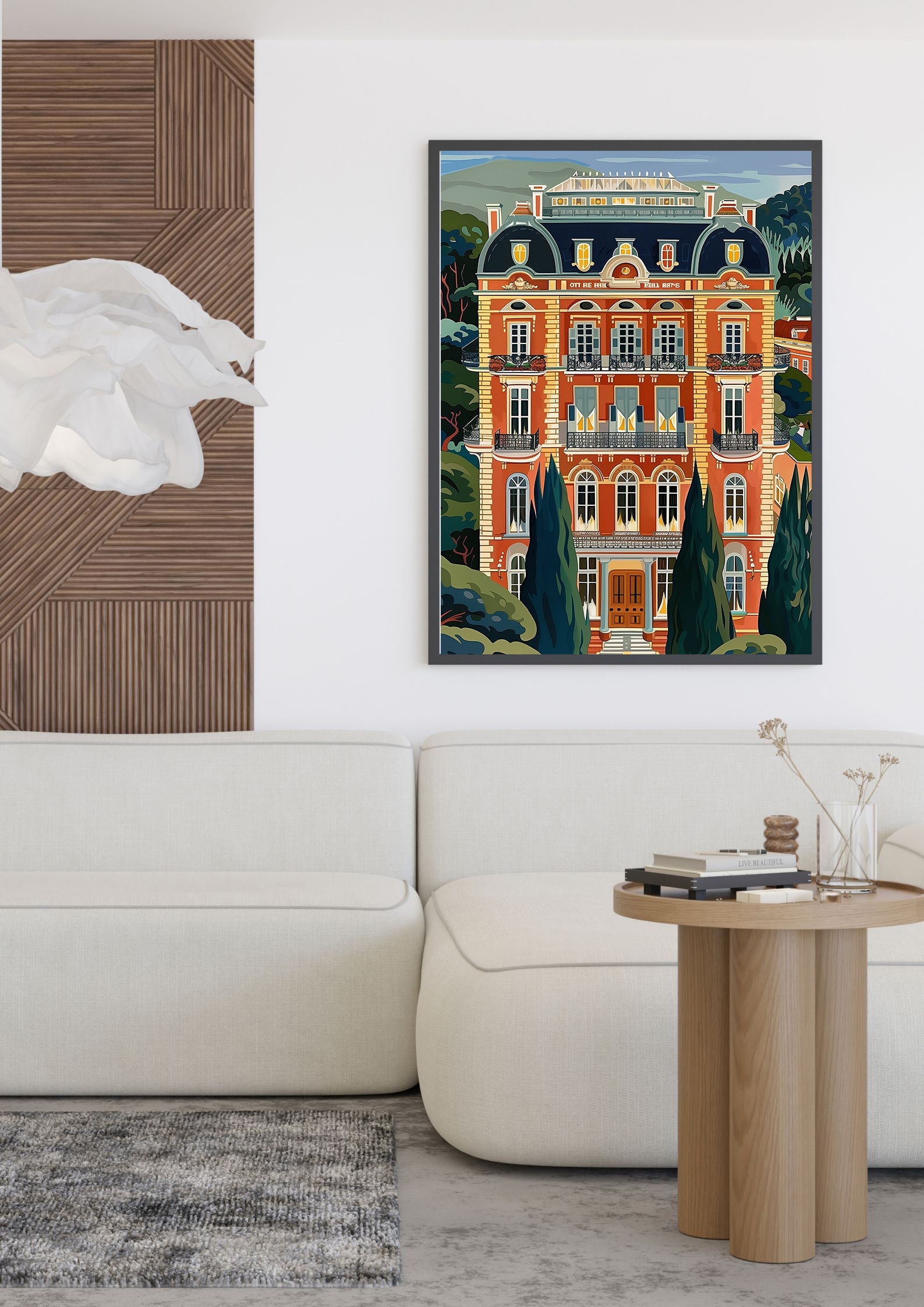 French Mansion Print