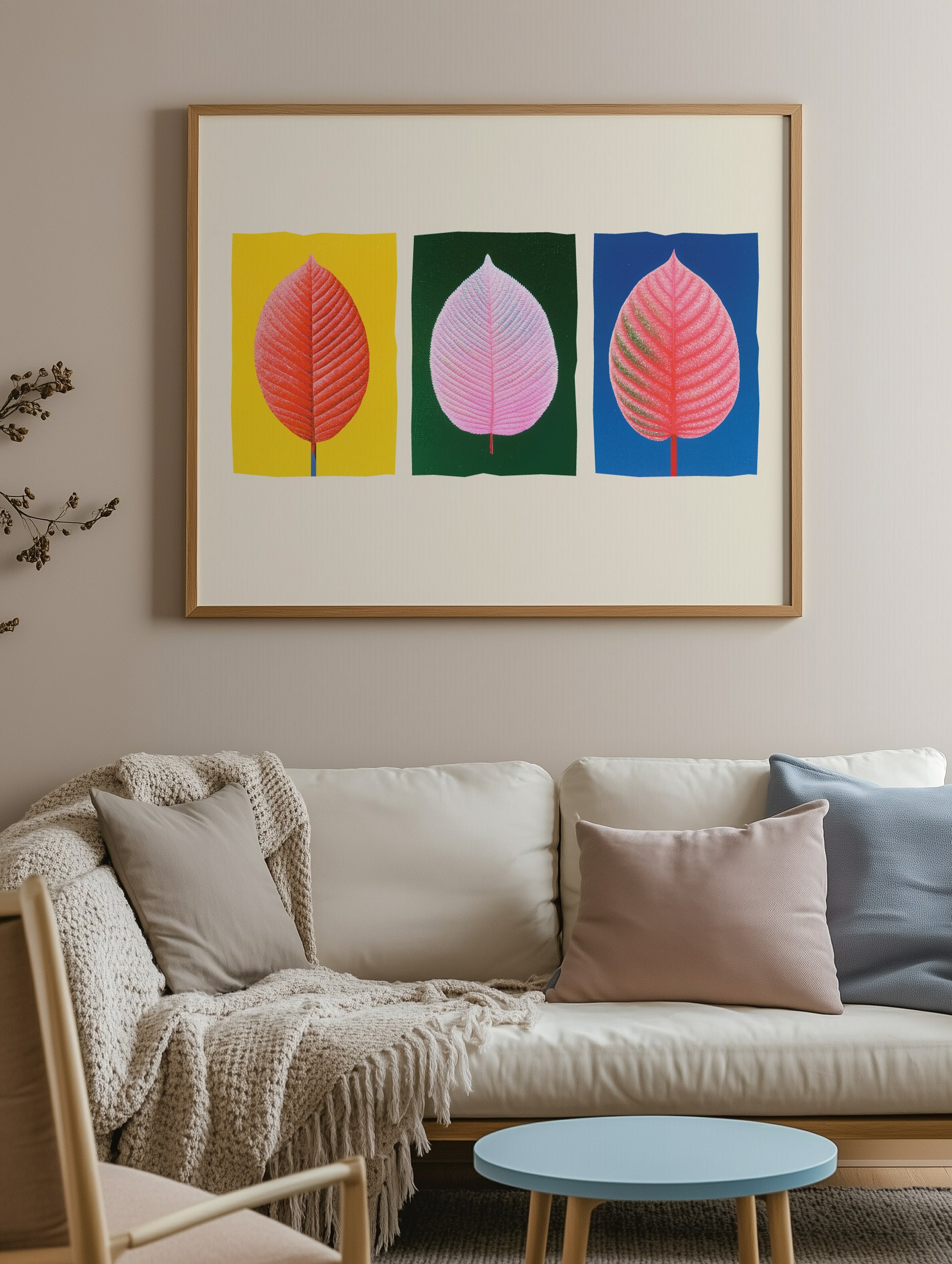 Vibrant Leaves Print