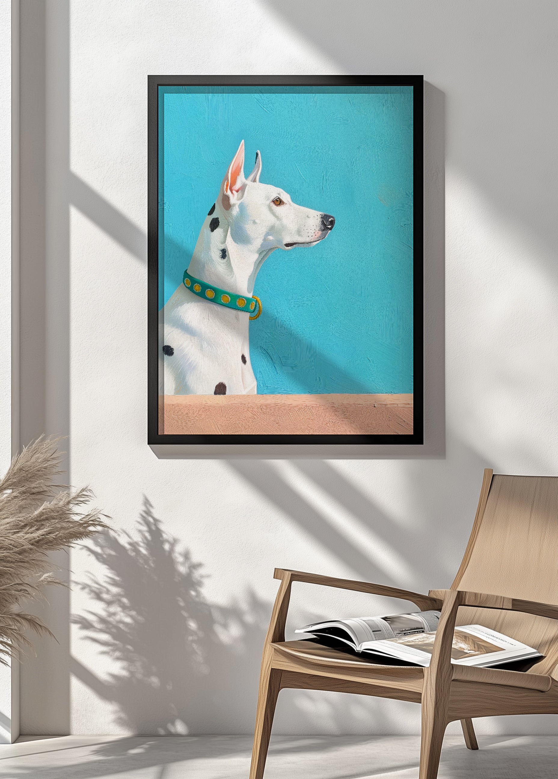 Spotlighted Dalmatian - Dog Art Print