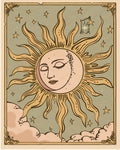 Sun and Moon Print