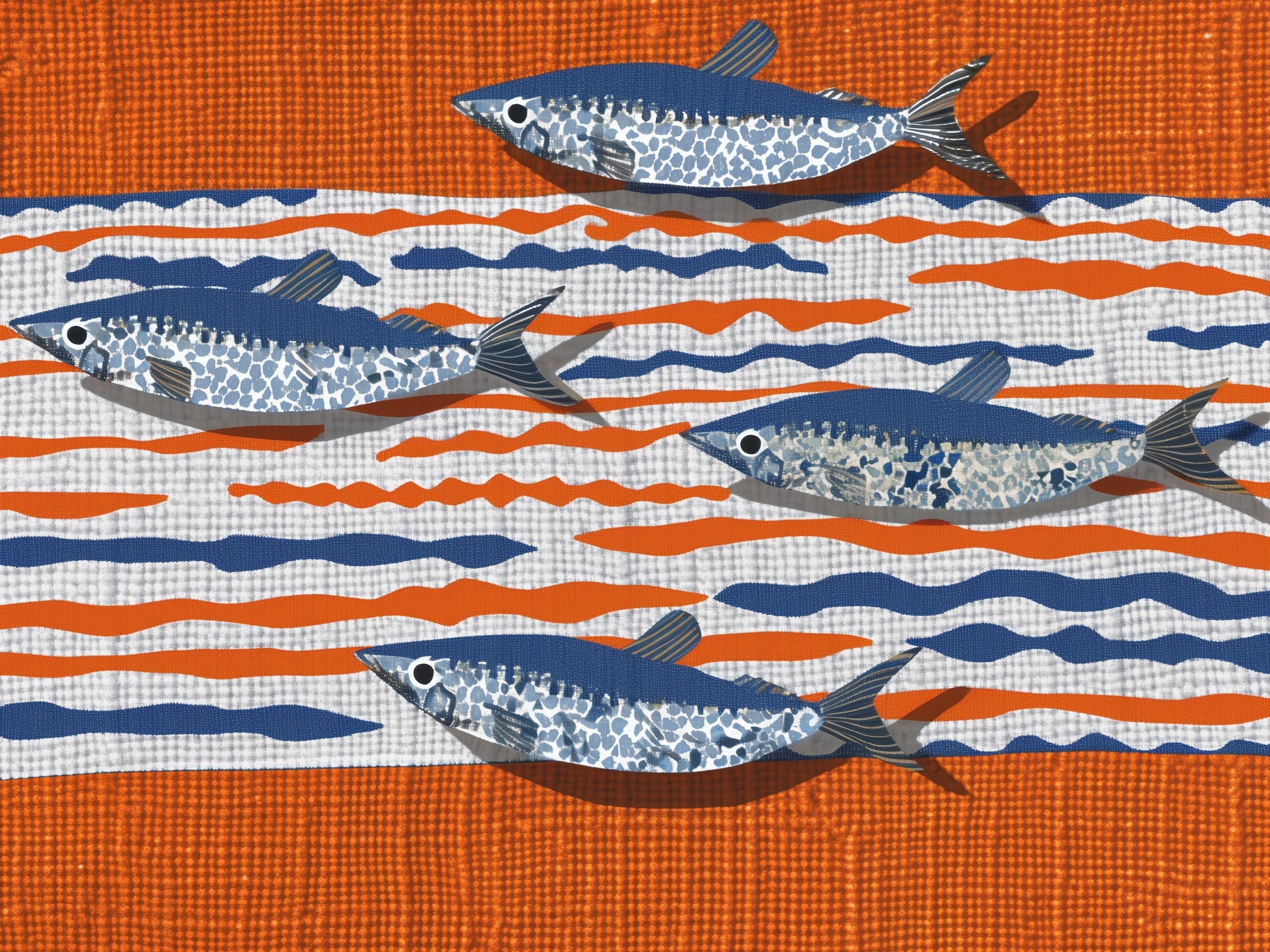 School of Fish Print