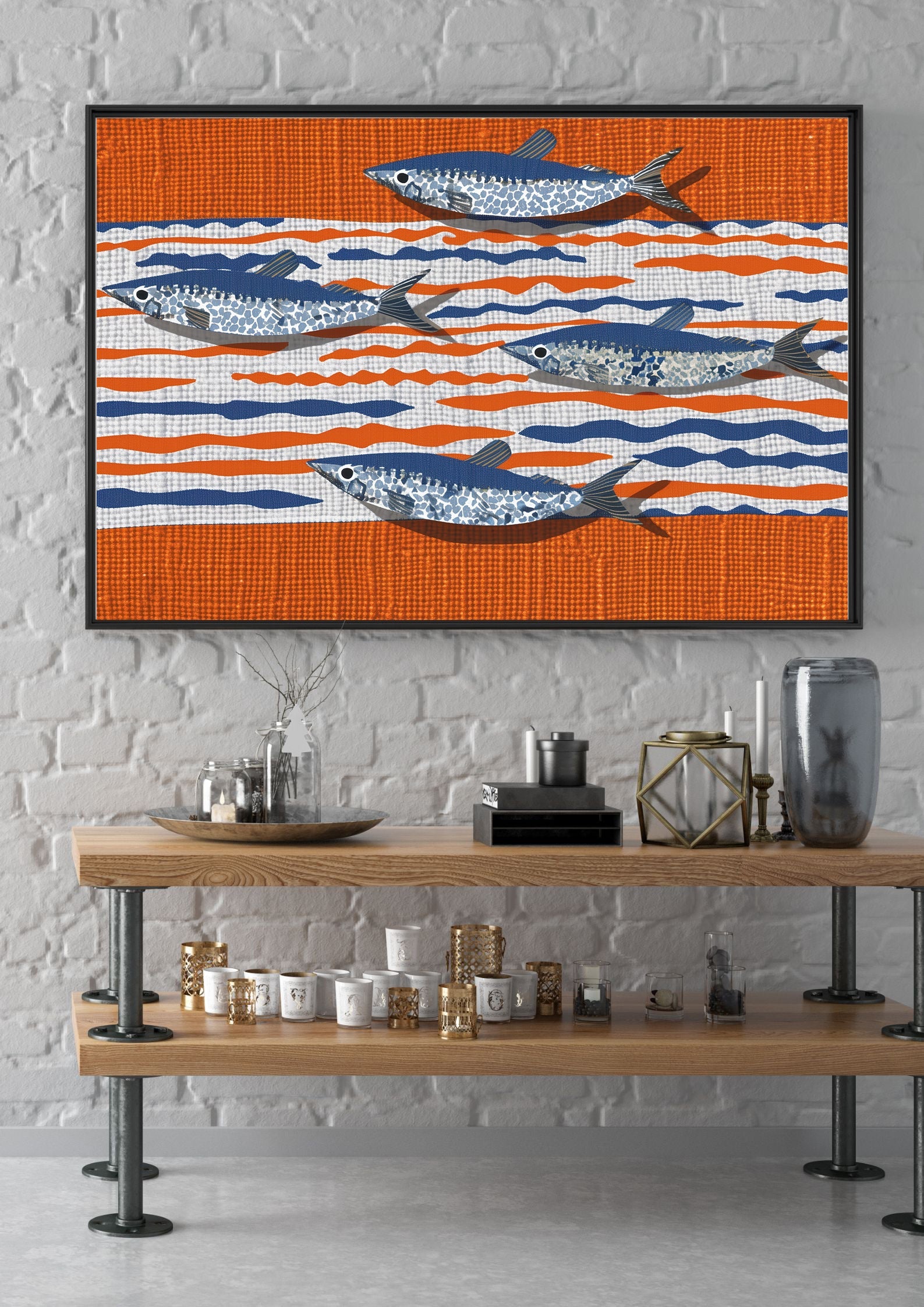 School of Fish Print