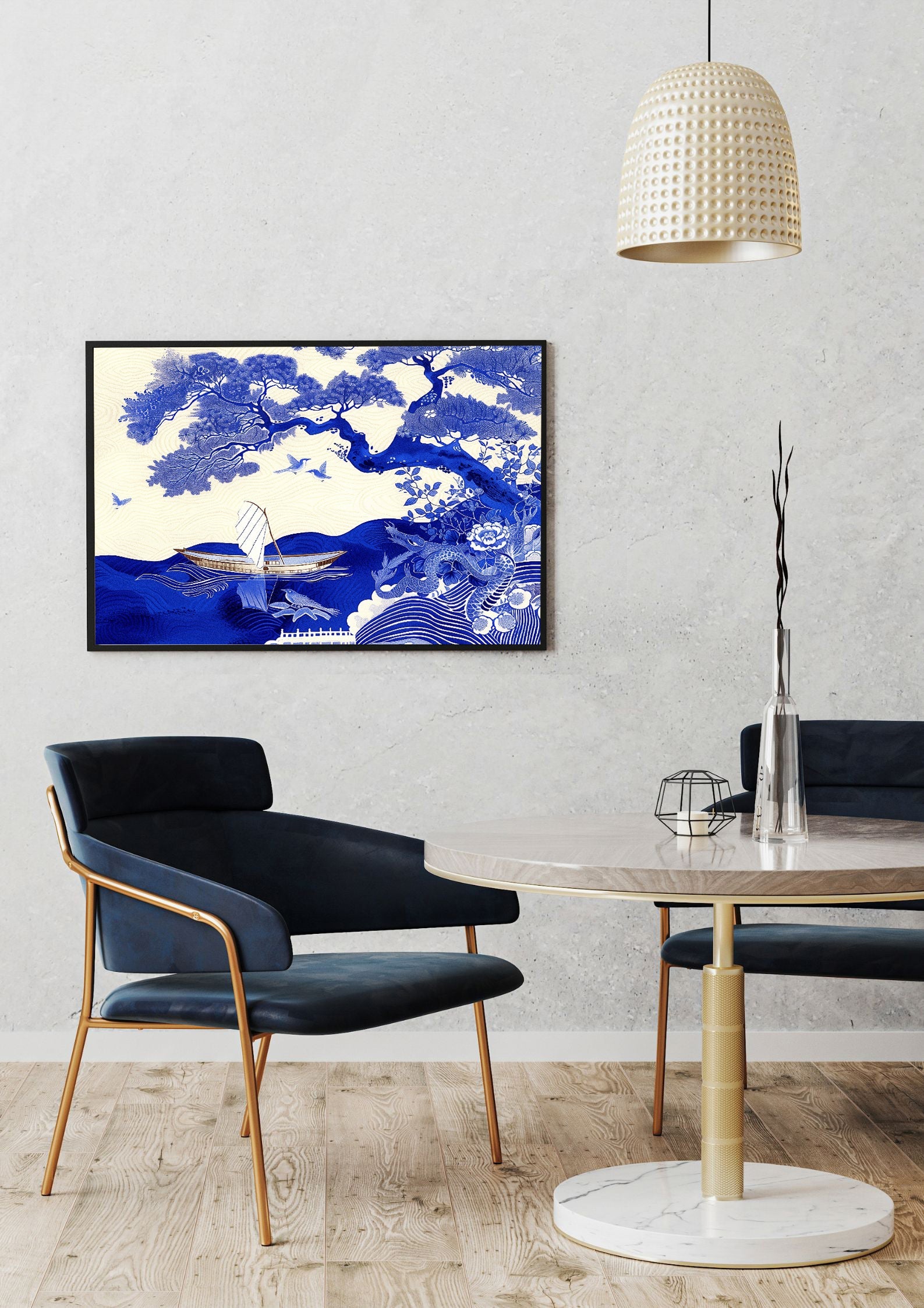 Japanese Wave Print