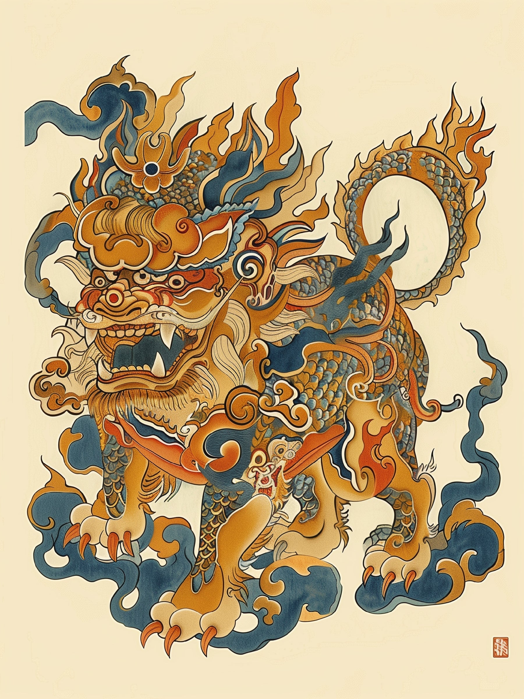 Dragon Guardian Print