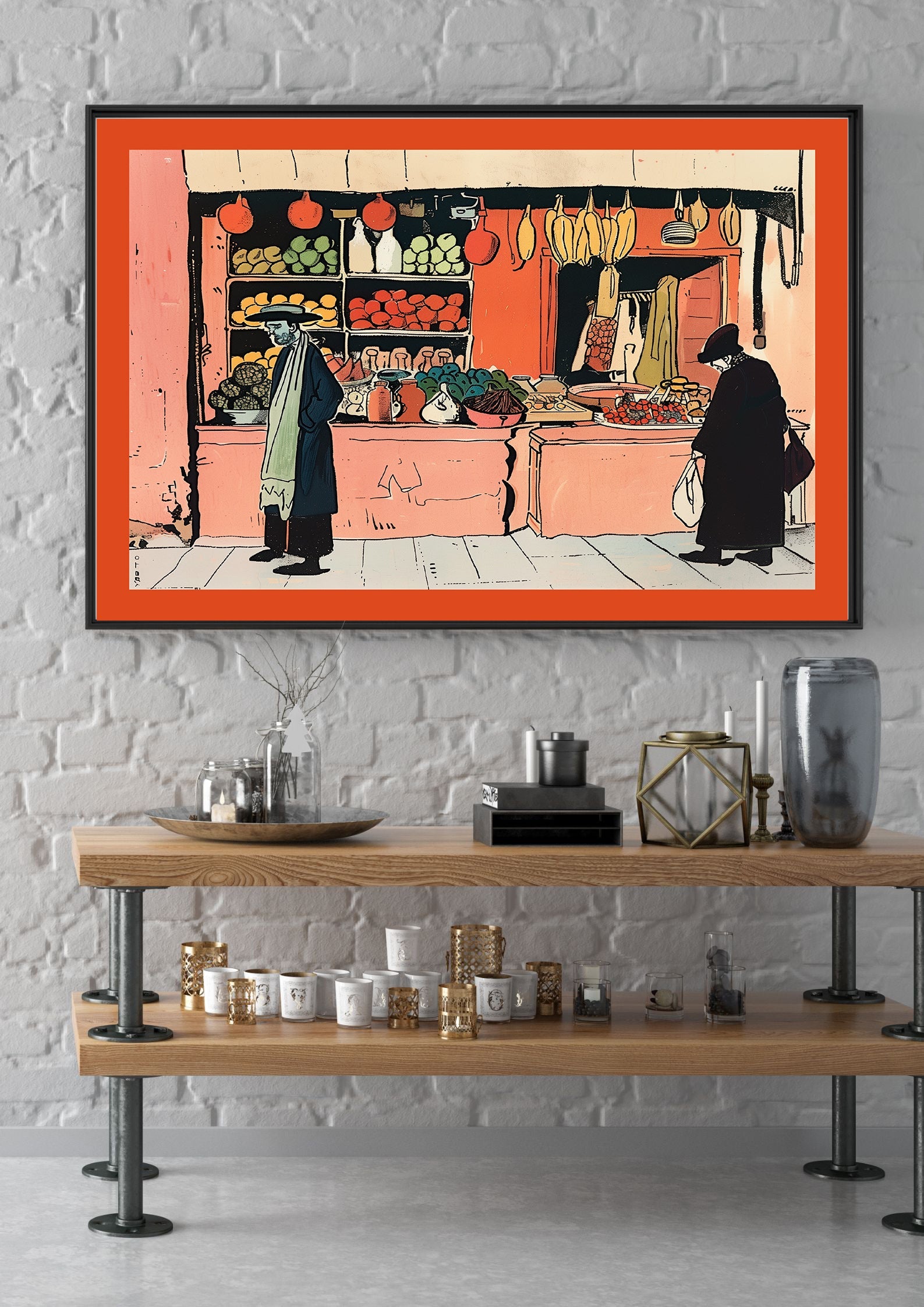 Marketplace Vibes Print