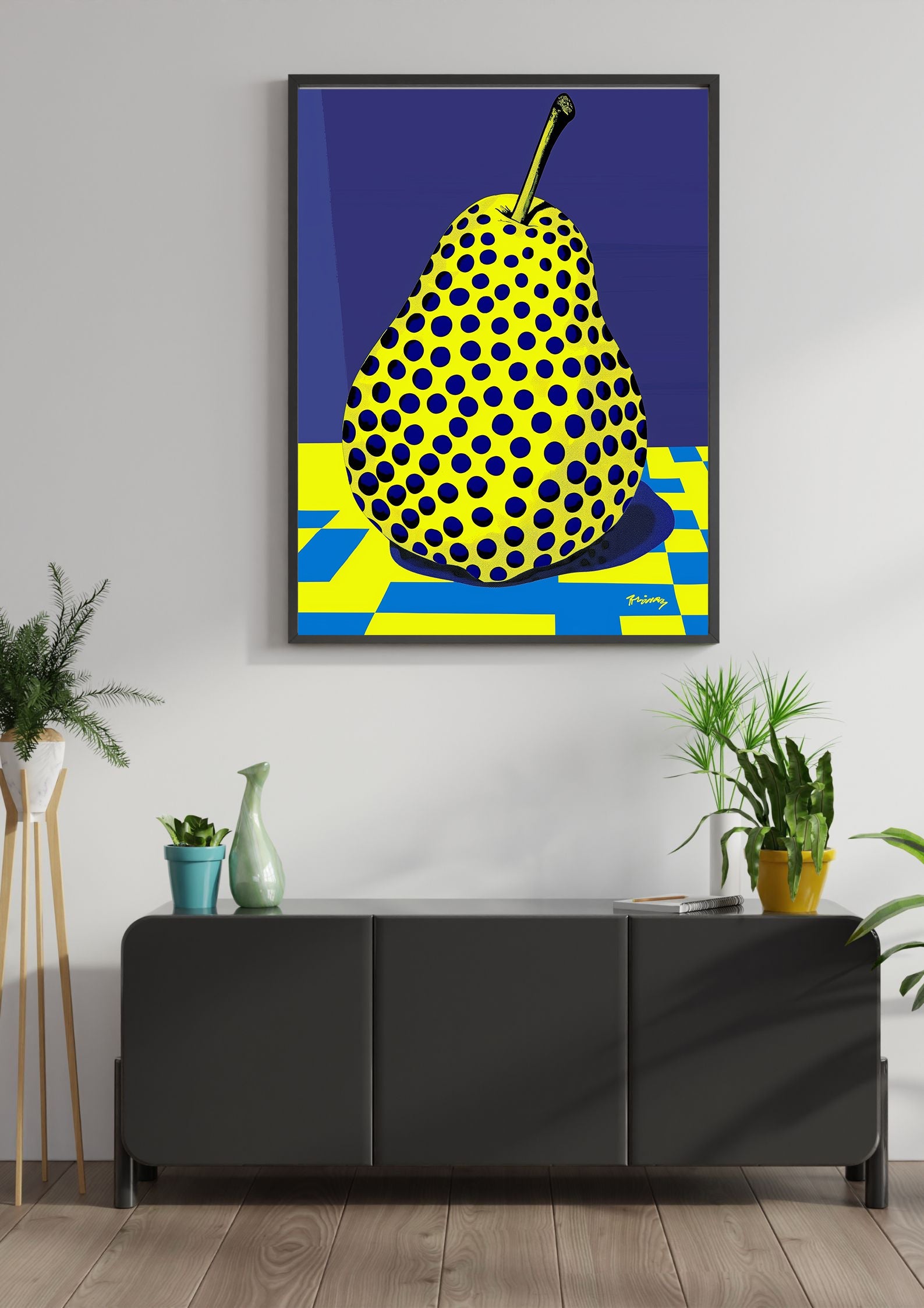 Pop Art Pear Print