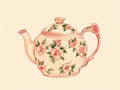 Floral Teapot Print